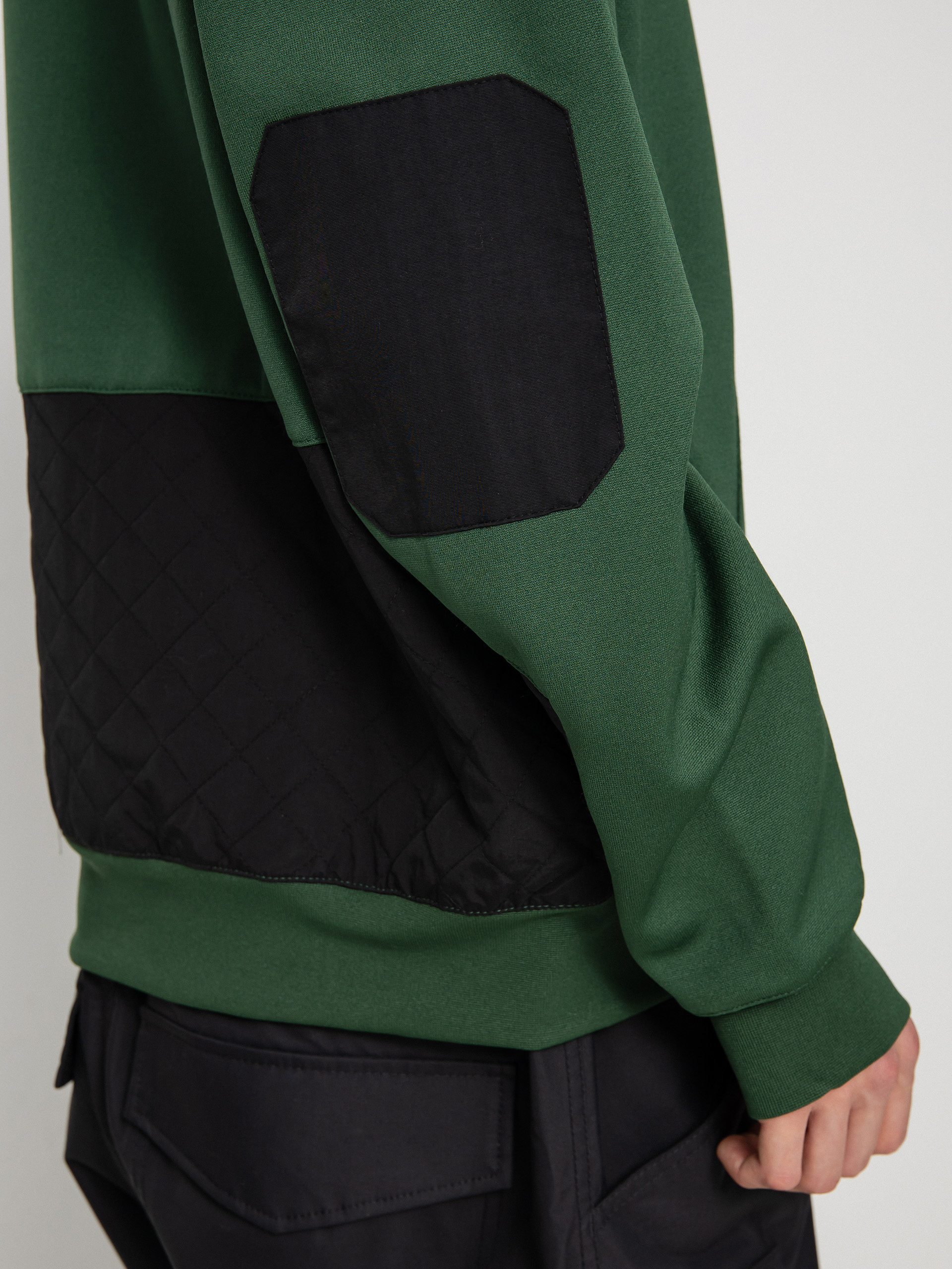 Férfi Volcom Let It Storm Crew Thermo pulóver (military)