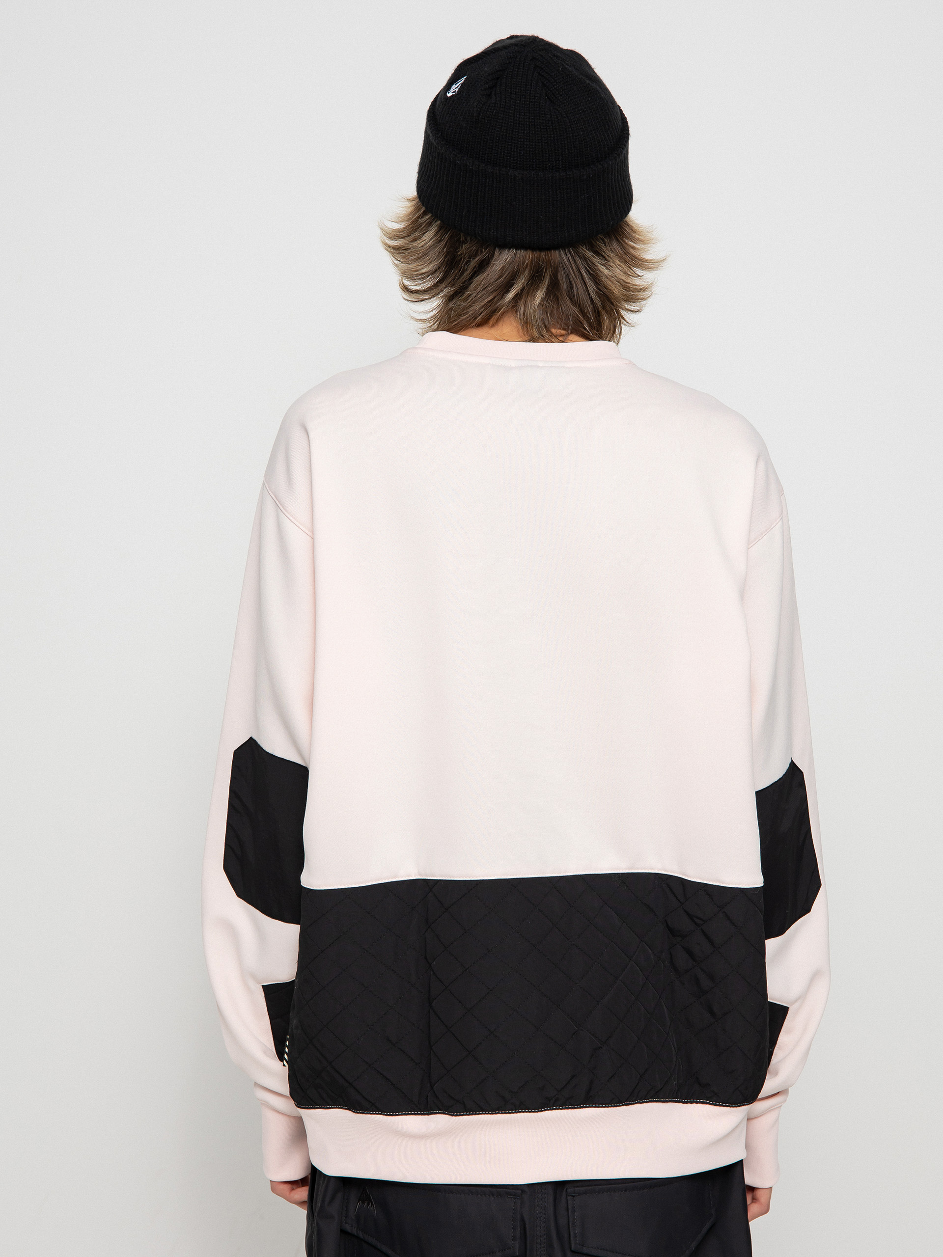 Férfi Volcom Let It Storm Crew Thermo pulóver (party pink)