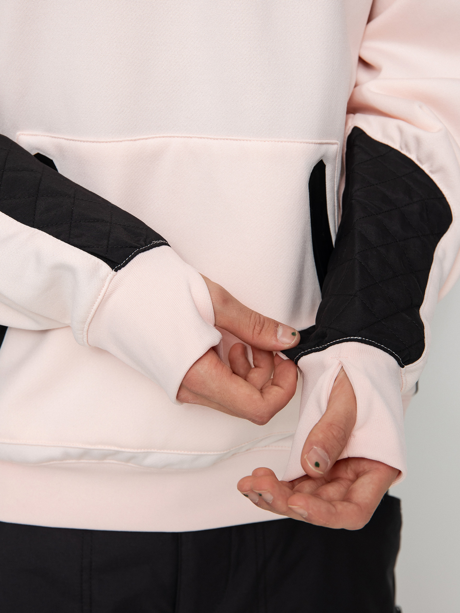 Férfi Volcom Let It Storm Crew Thermo pulóver (party pink)