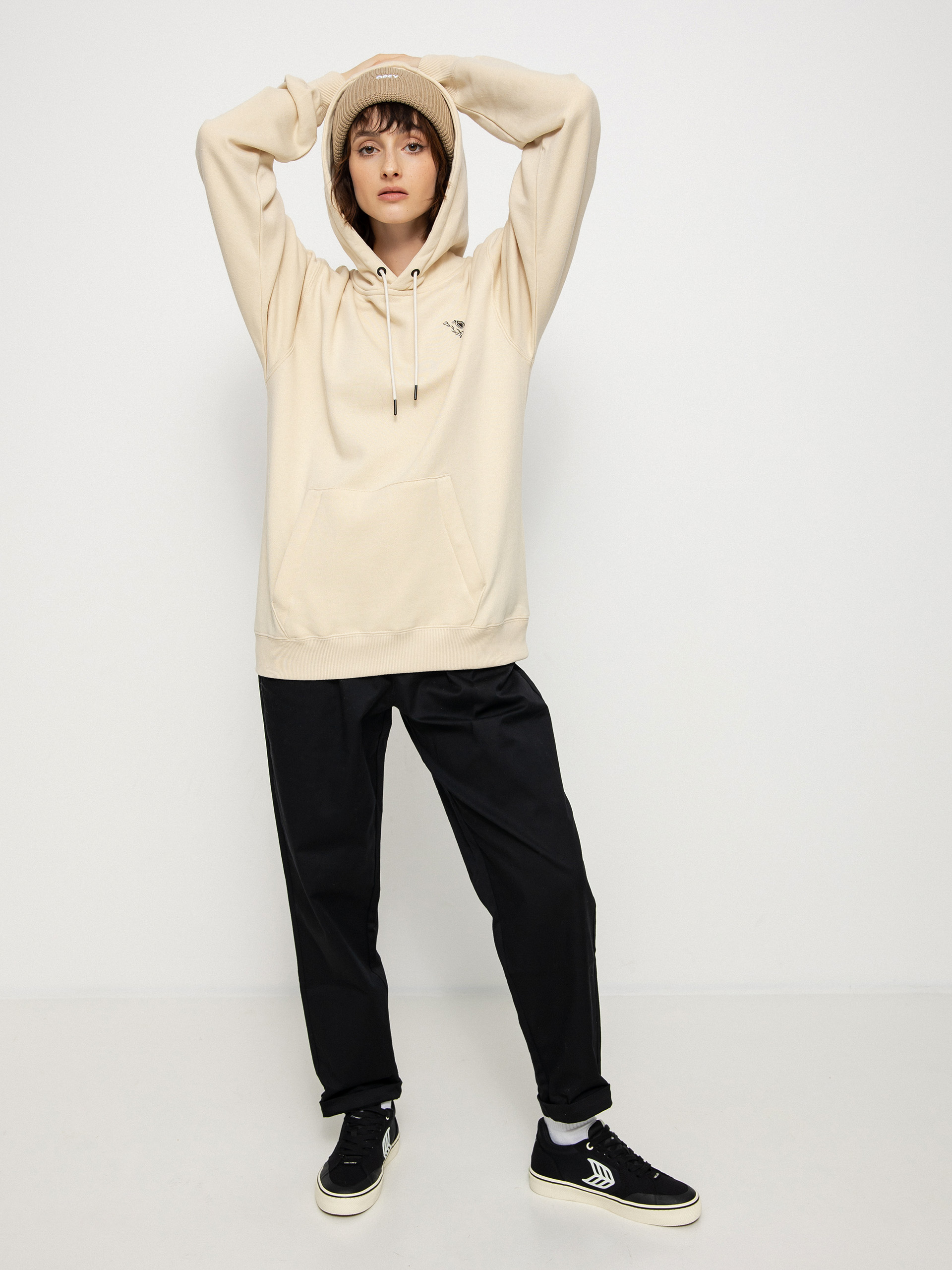 Volcom Melancon HD Kapucnis pulóver Wmn (off white)