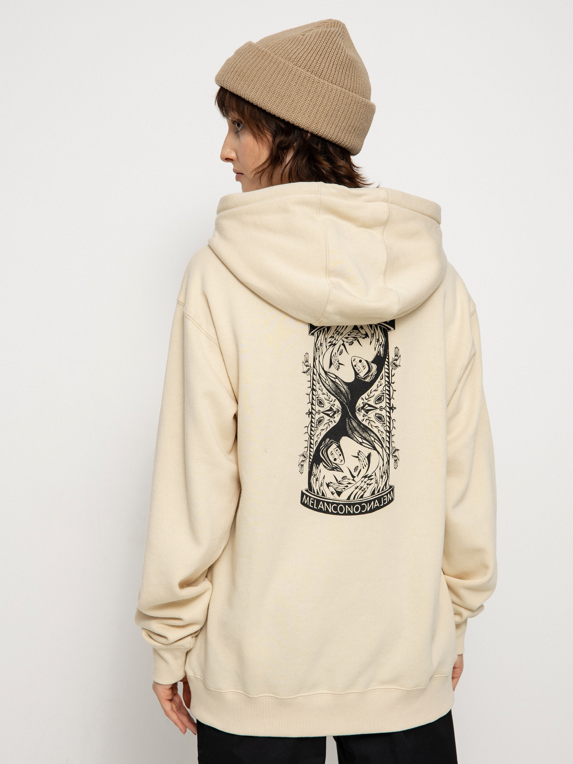 Volcom Melancon HD Kapucnis pulóver Wmn (off white)