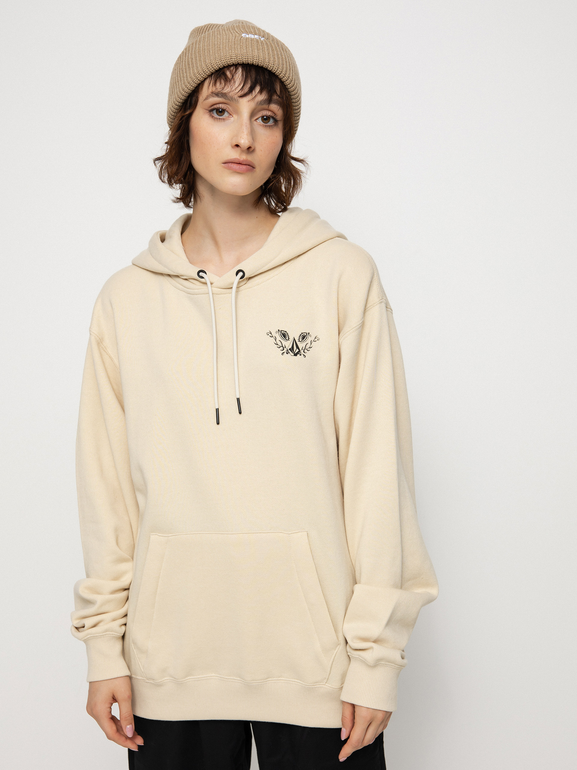 Volcom Melancon HD Kapucnis pulóver Wmn (off white)