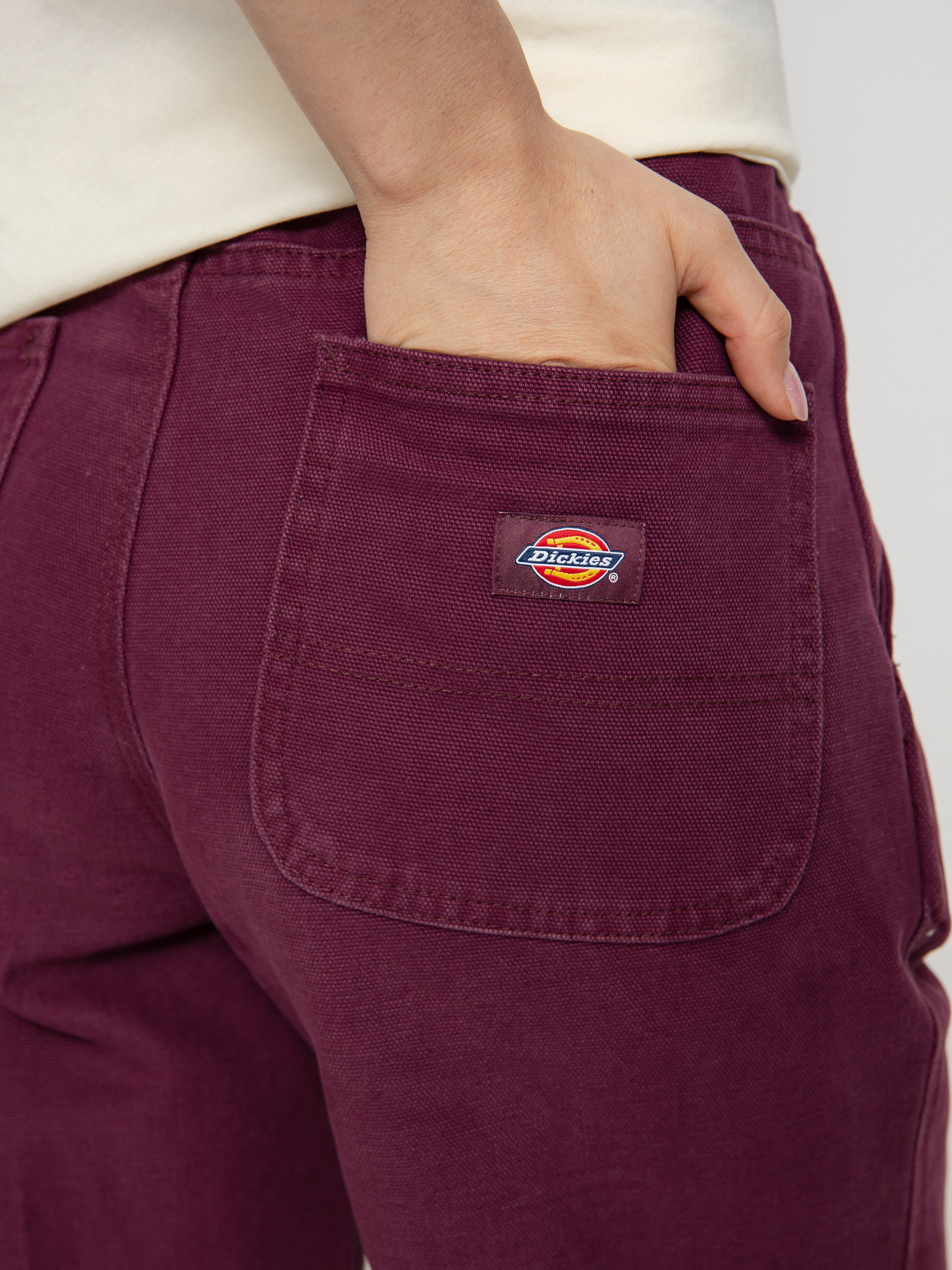 Dickies Duck Canvas Kisnadrág Wmn (grape wine)
