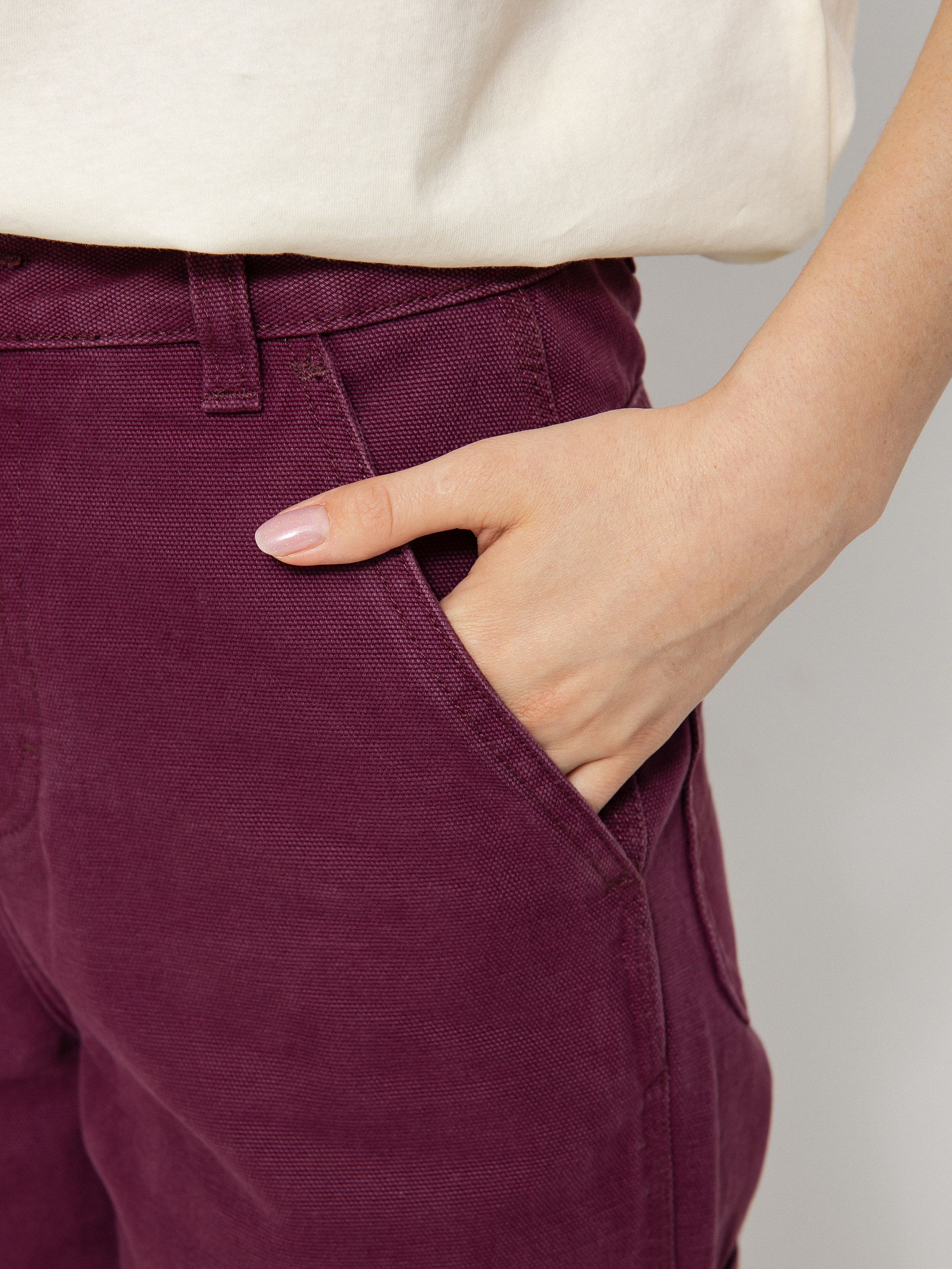 Dickies Duck Canvas Kisnadrág Wmn (grape wine)