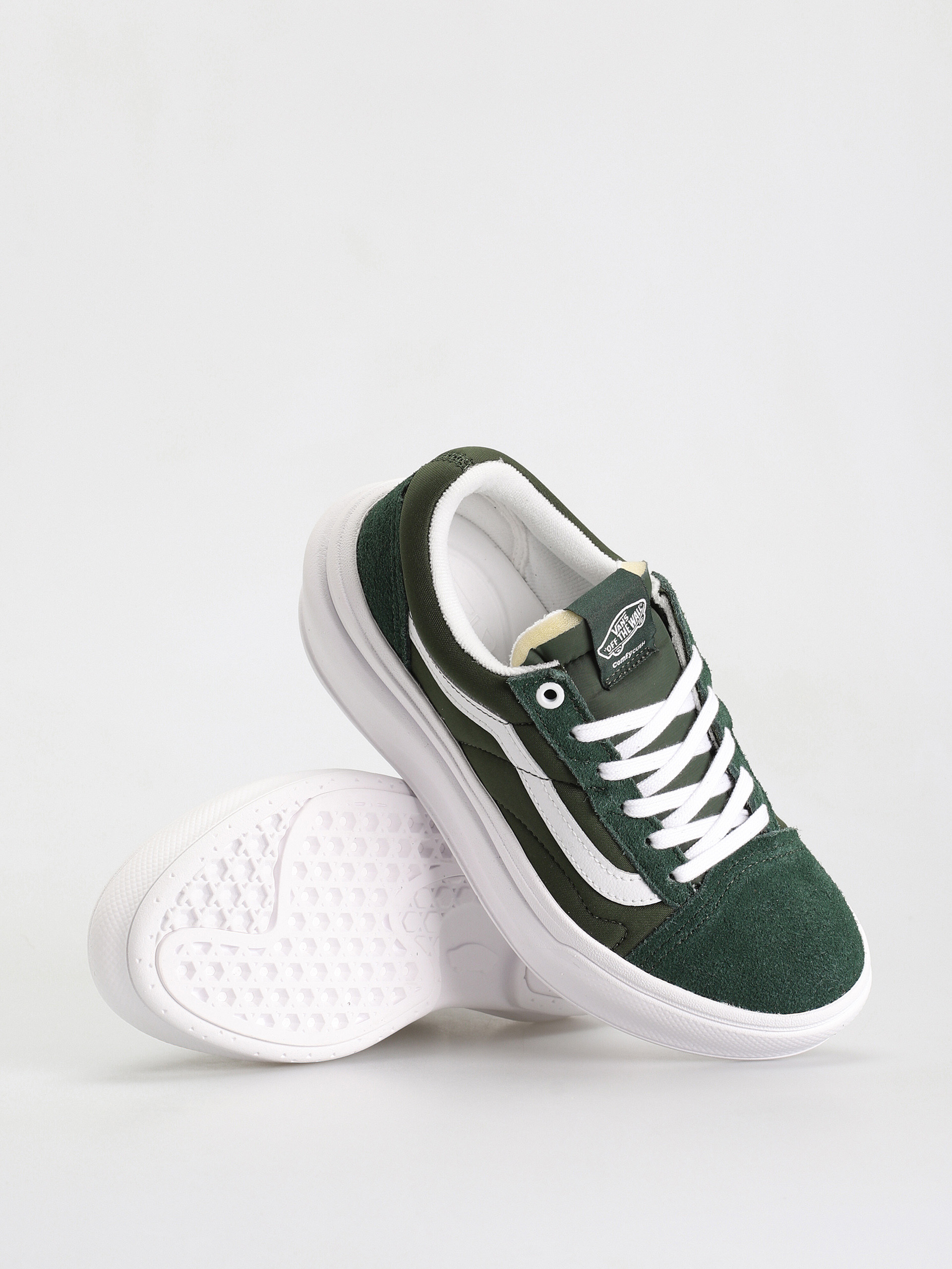 Vans Old Skool Overt CC Cipők (dark green/white)