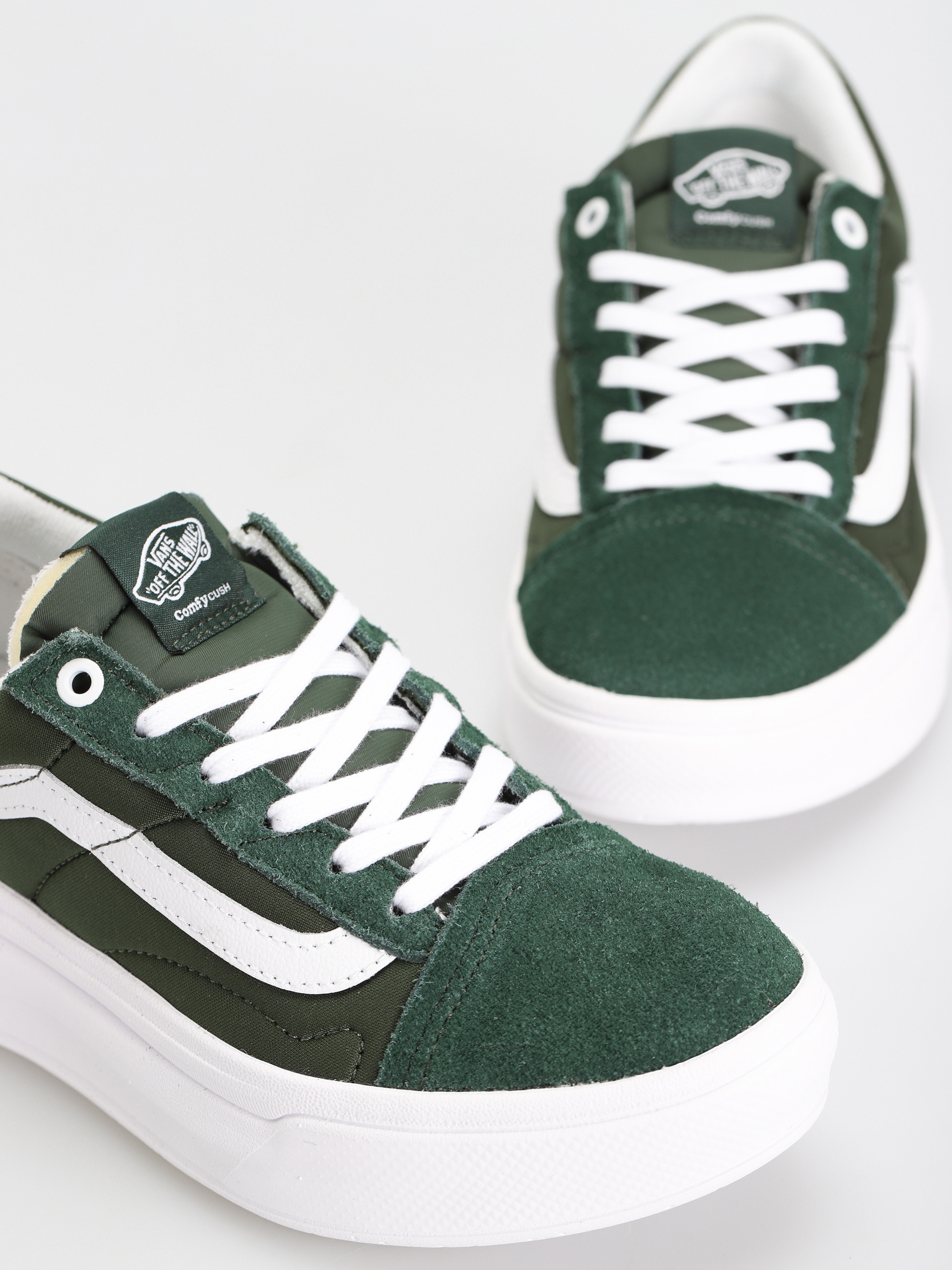 Vans Old Skool Overt CC Cipők (dark green/white)