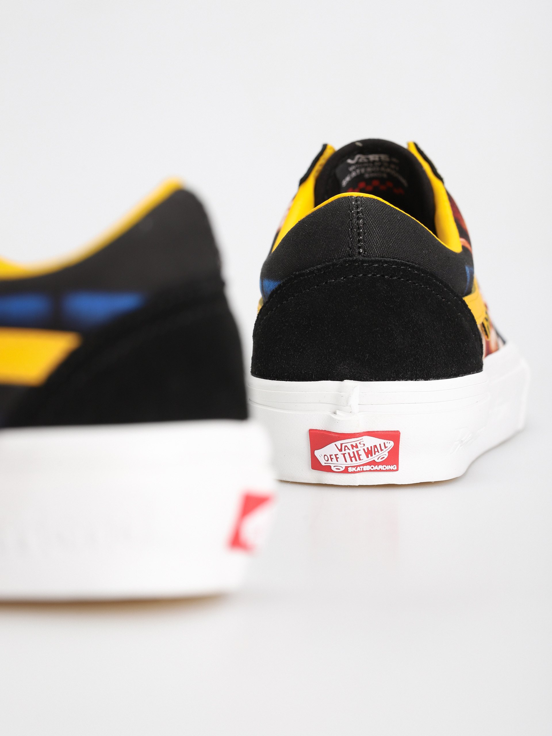 Vans Skate Old Skool Cipők (bruce lee black/yellow)