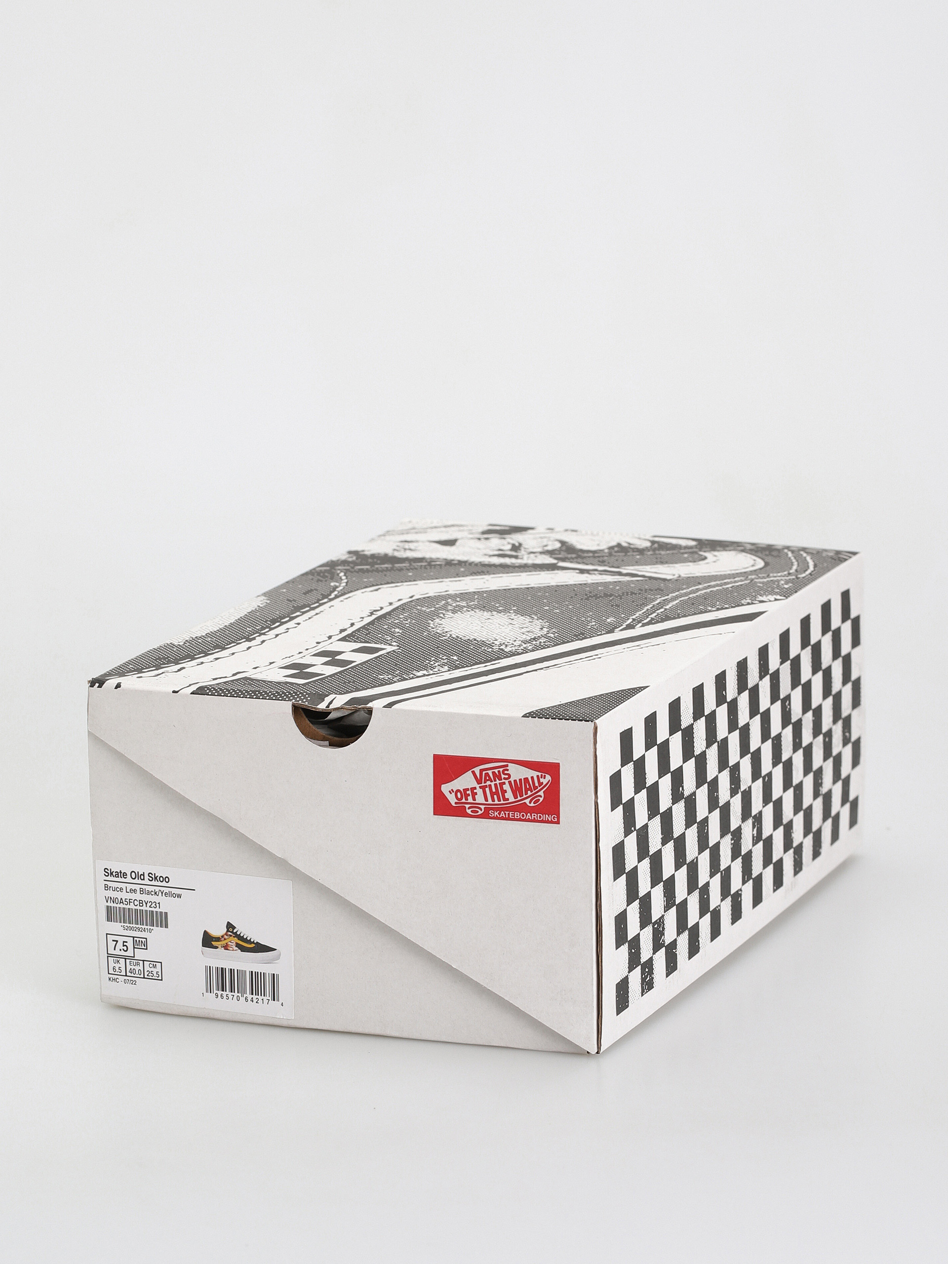 Vans Skate Old Skool Cipők (bruce lee black/yellow)