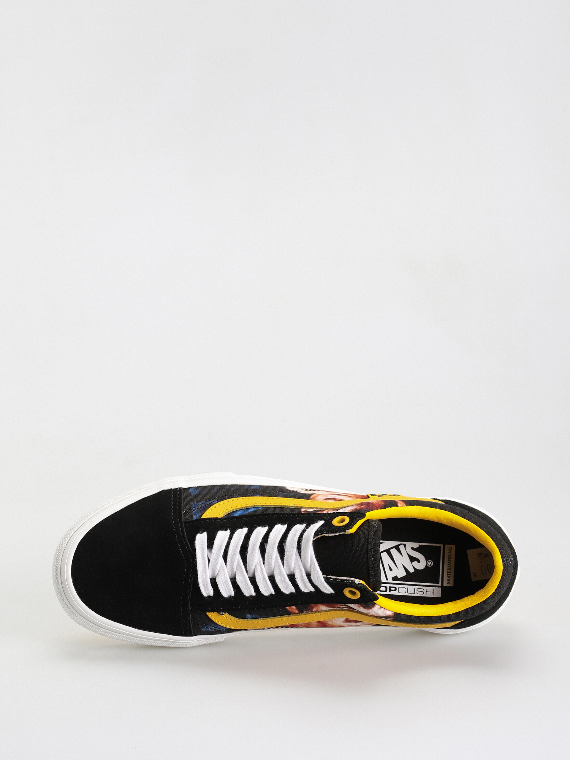 Vans Skate Old Skool Cipők (bruce lee black/yellow)