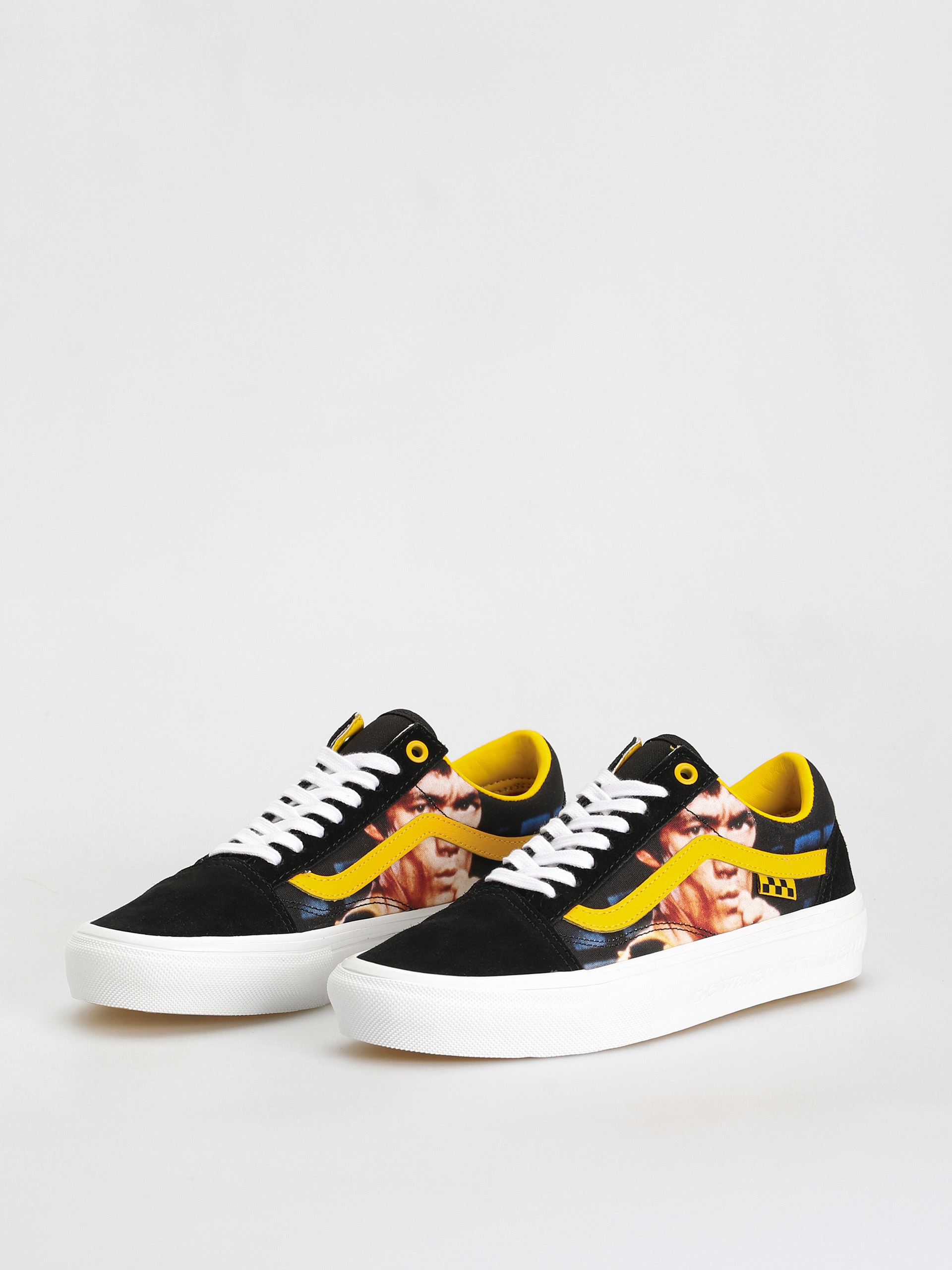 Vans Skate Old Skool Cipők (bruce lee black/yellow)