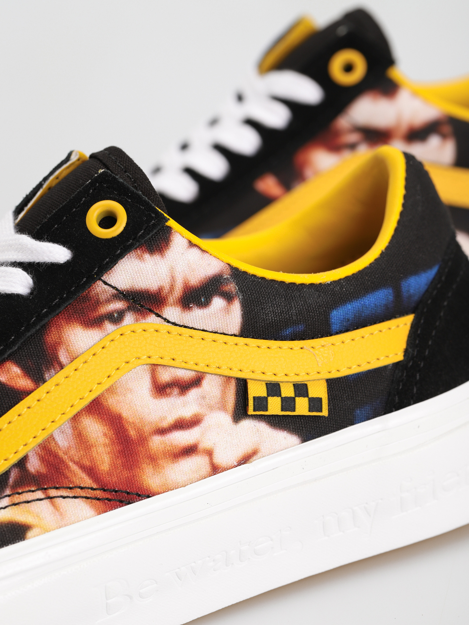Vans Skate Old Skool Cipők (bruce lee black/yellow)