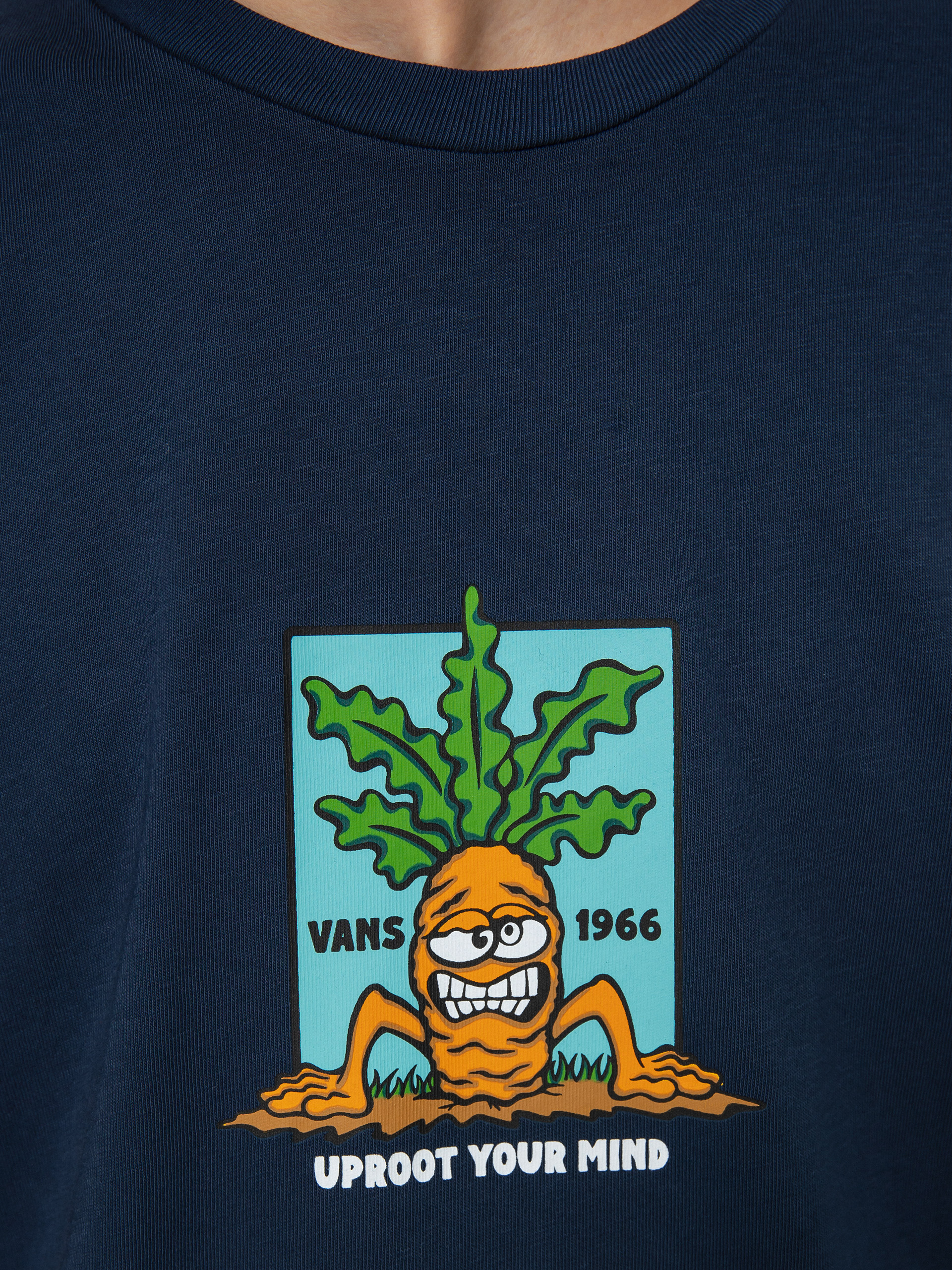 Vans Uproot Your Mind Overdye Póló (dress blues)