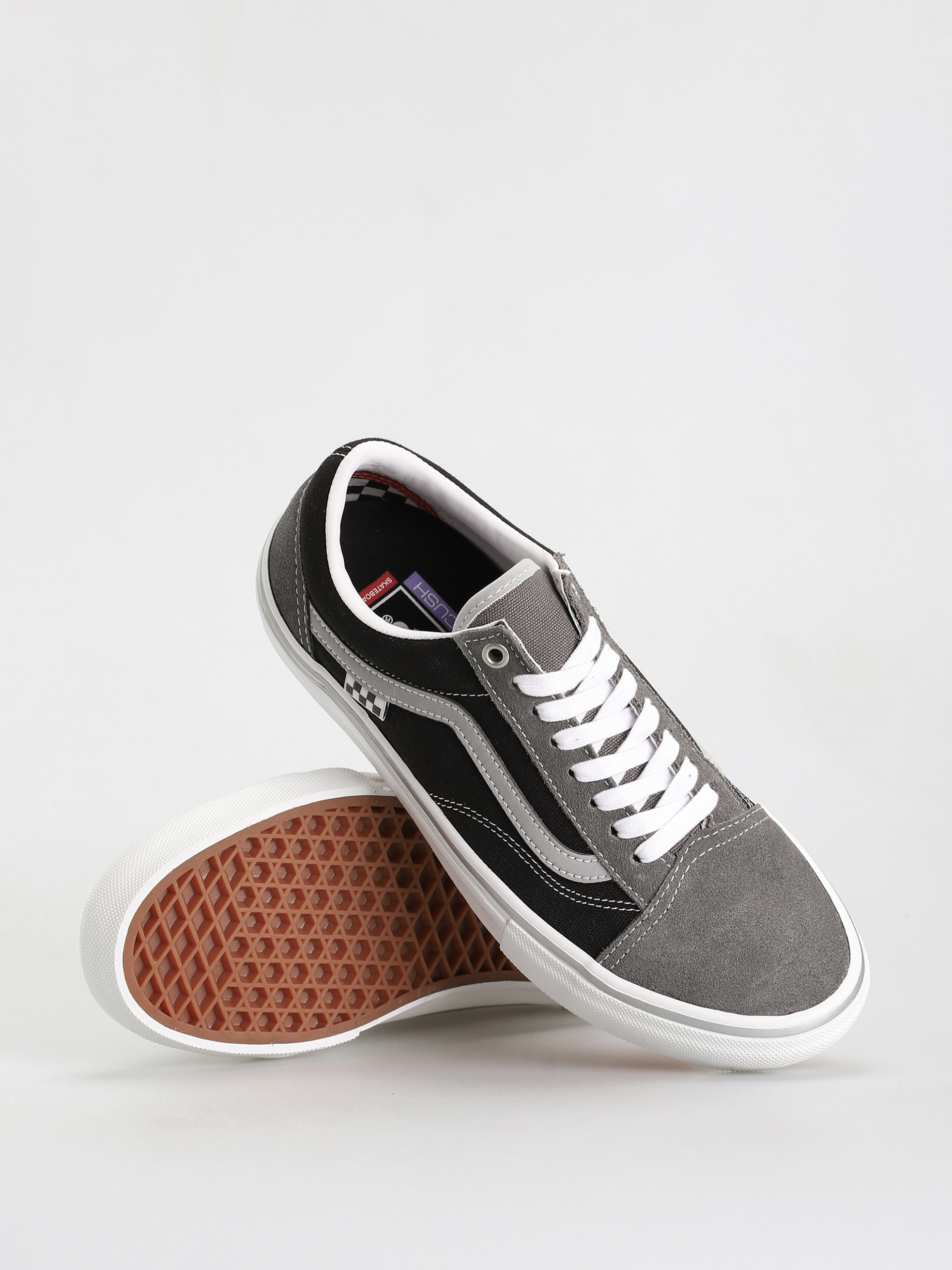 Vans Skate Old Skool Cipők (reflective black/grey)