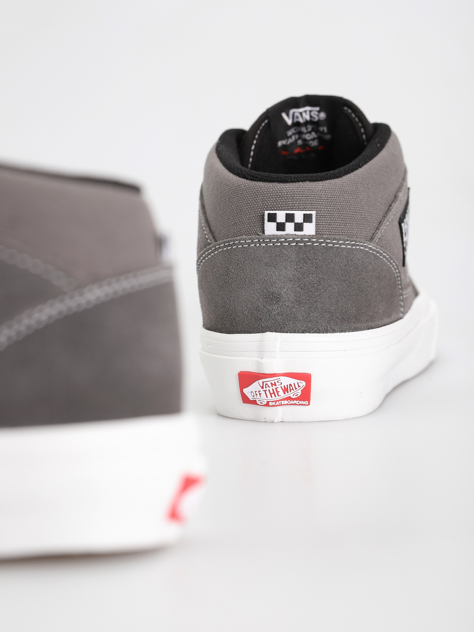Vans Skate Half Cab Cipők (grey/white)