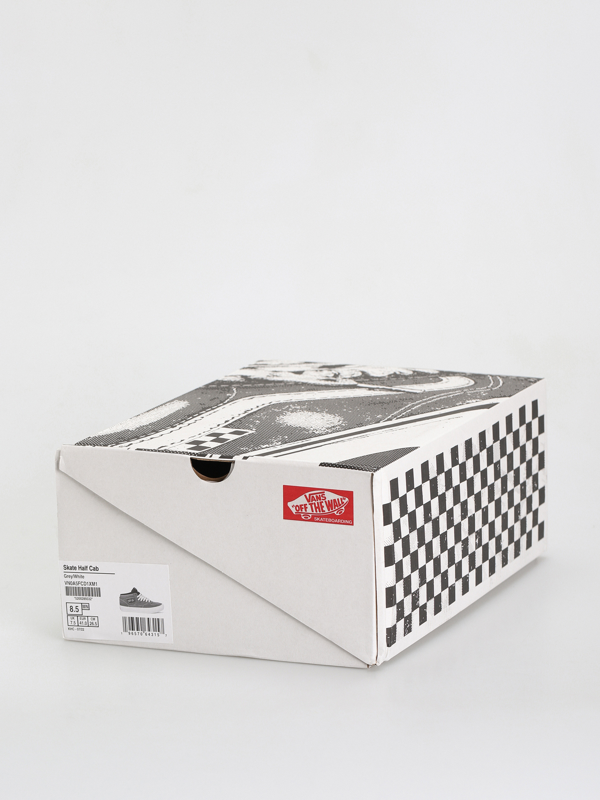 Vans Skate Half Cab Cipők (grey/white)