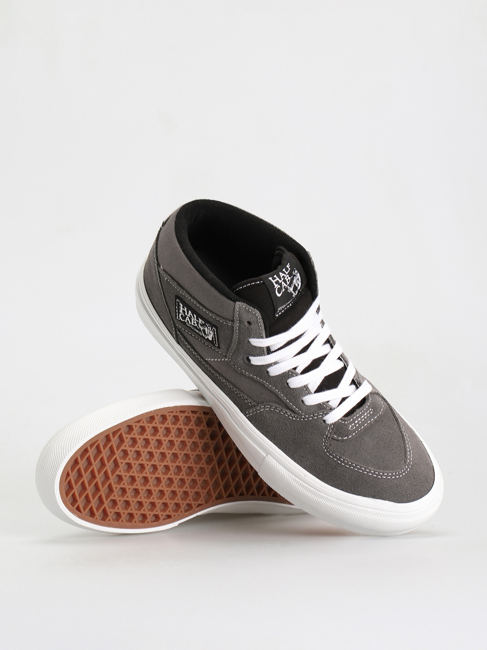Vans Skate Half Cab Cipők (grey/white)