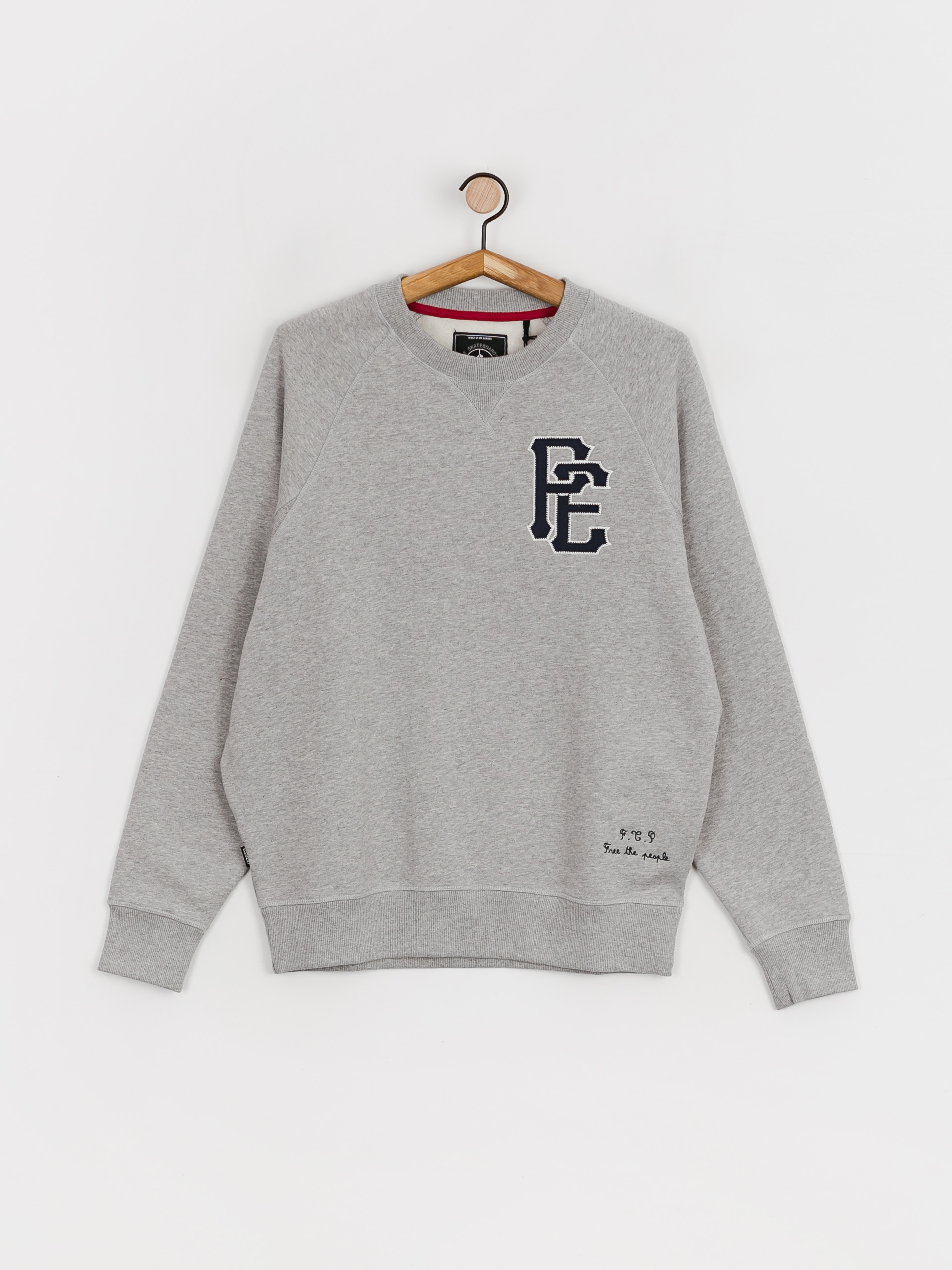 Element Pexe Crest Crew Pulóver (grey heather)