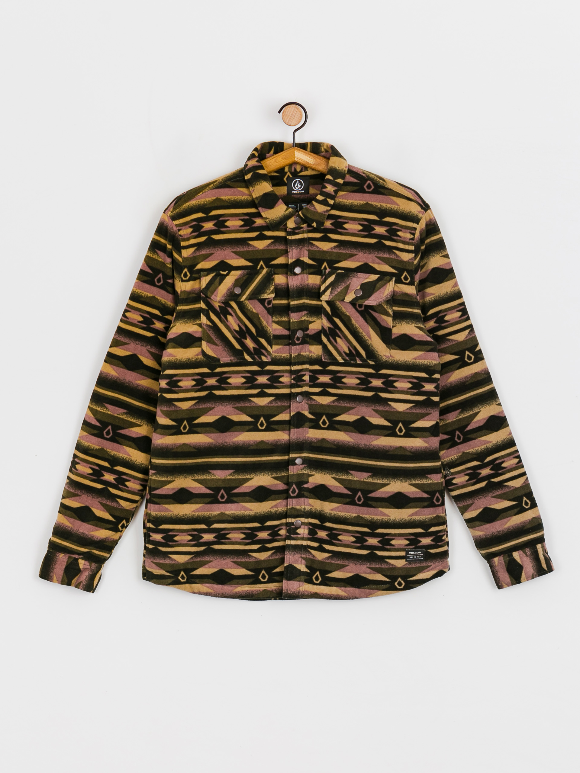 Volcom Bowered Fleece Ls Ing (military)