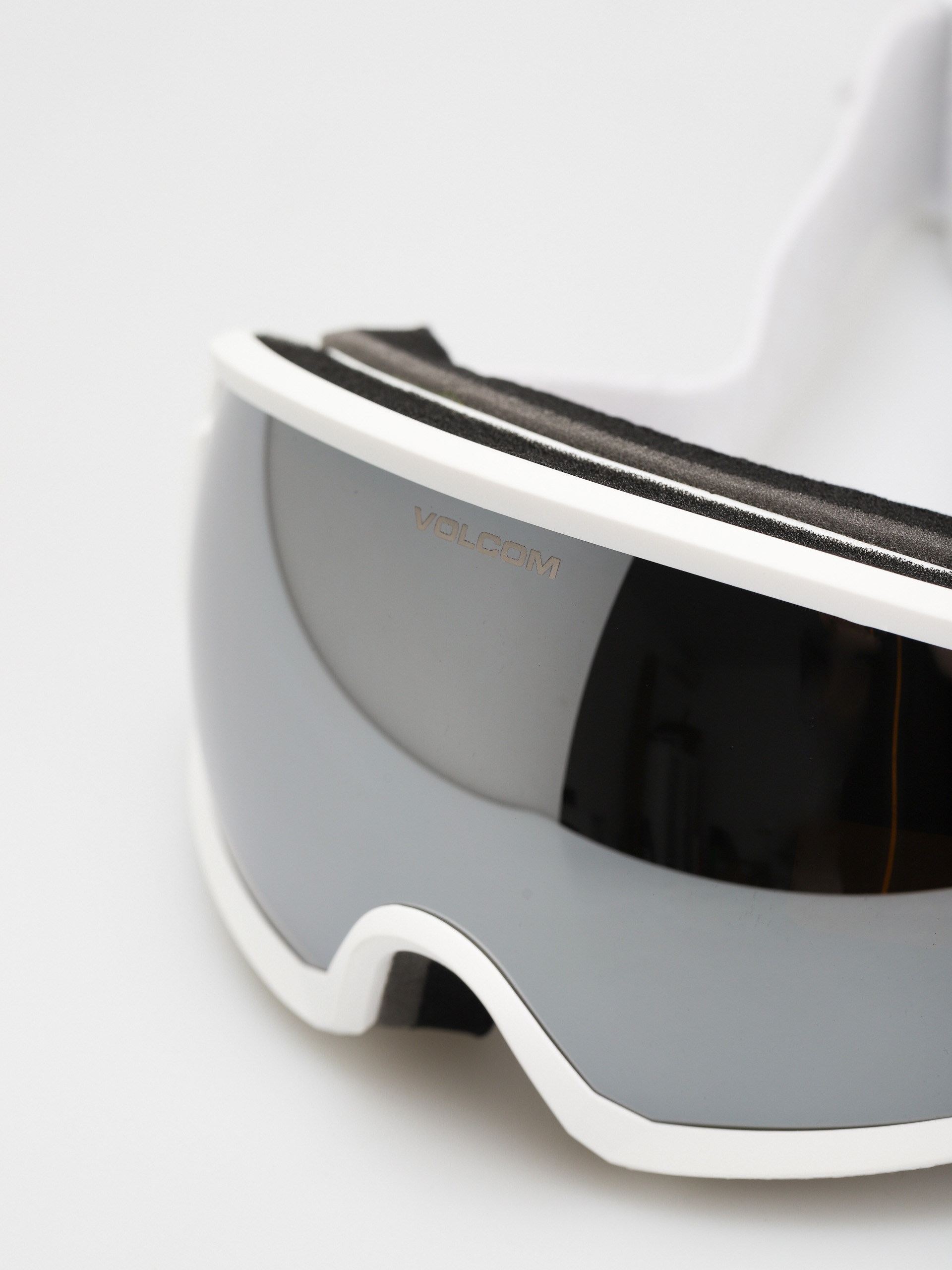 Volcom Migrations Snowboard szemüveg (white rerun silver chrome)