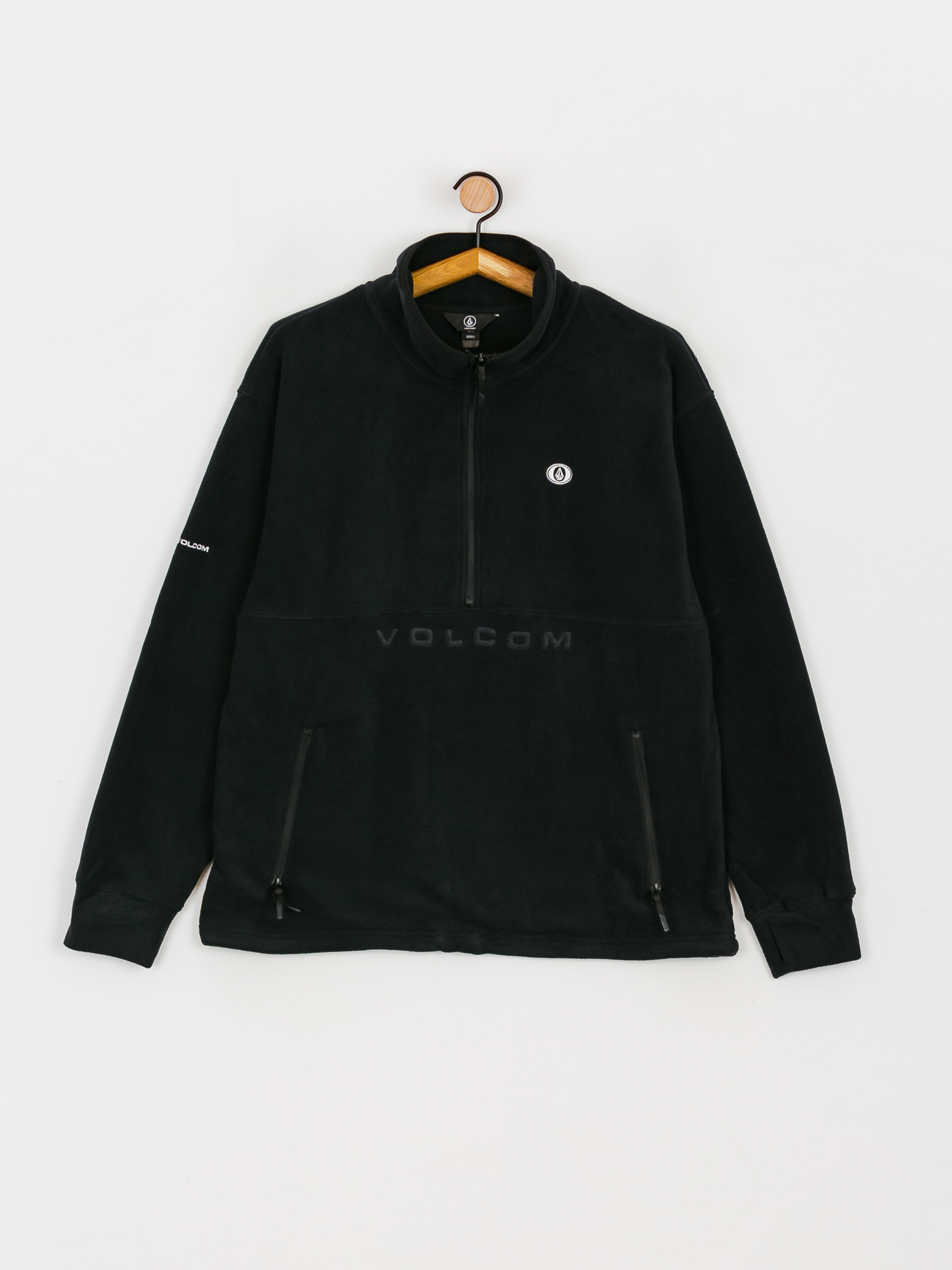 Férfi Volcom V Science 1/2 Zip HD Thermo pulóver (black)