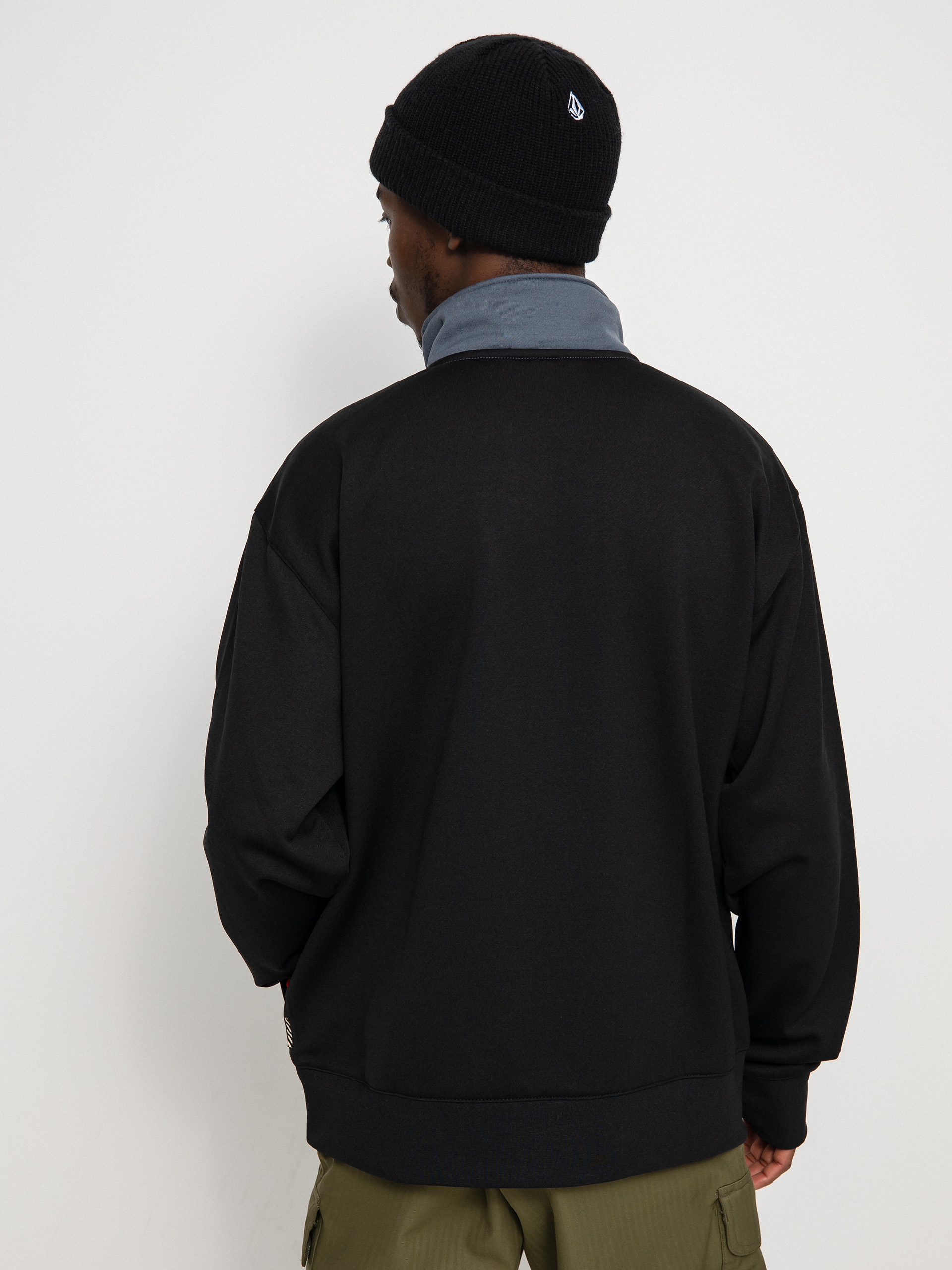 Férfi Volcom She Crew Thermo pulóver (black)