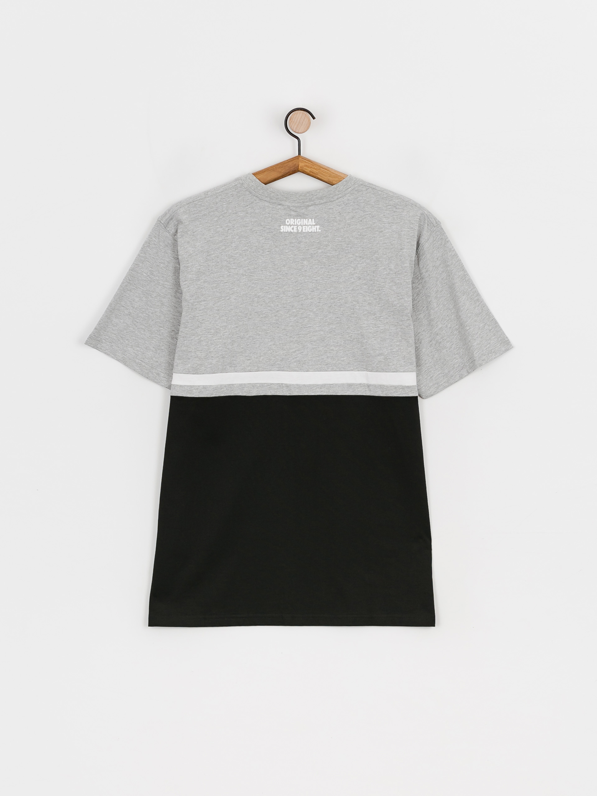 MassDnm Cut póló (heather grey/black)