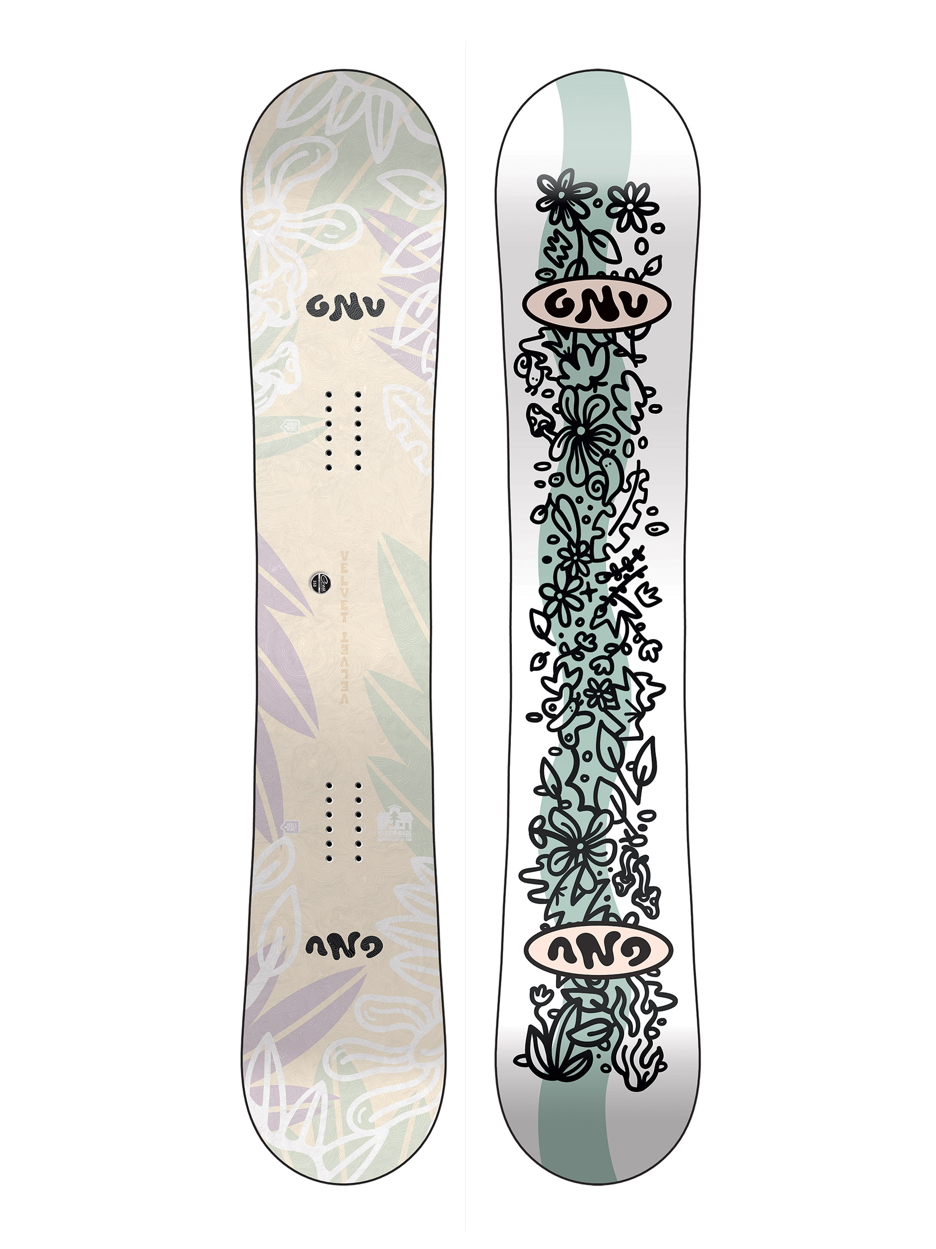 Női Gnu Velvet Snowboard 