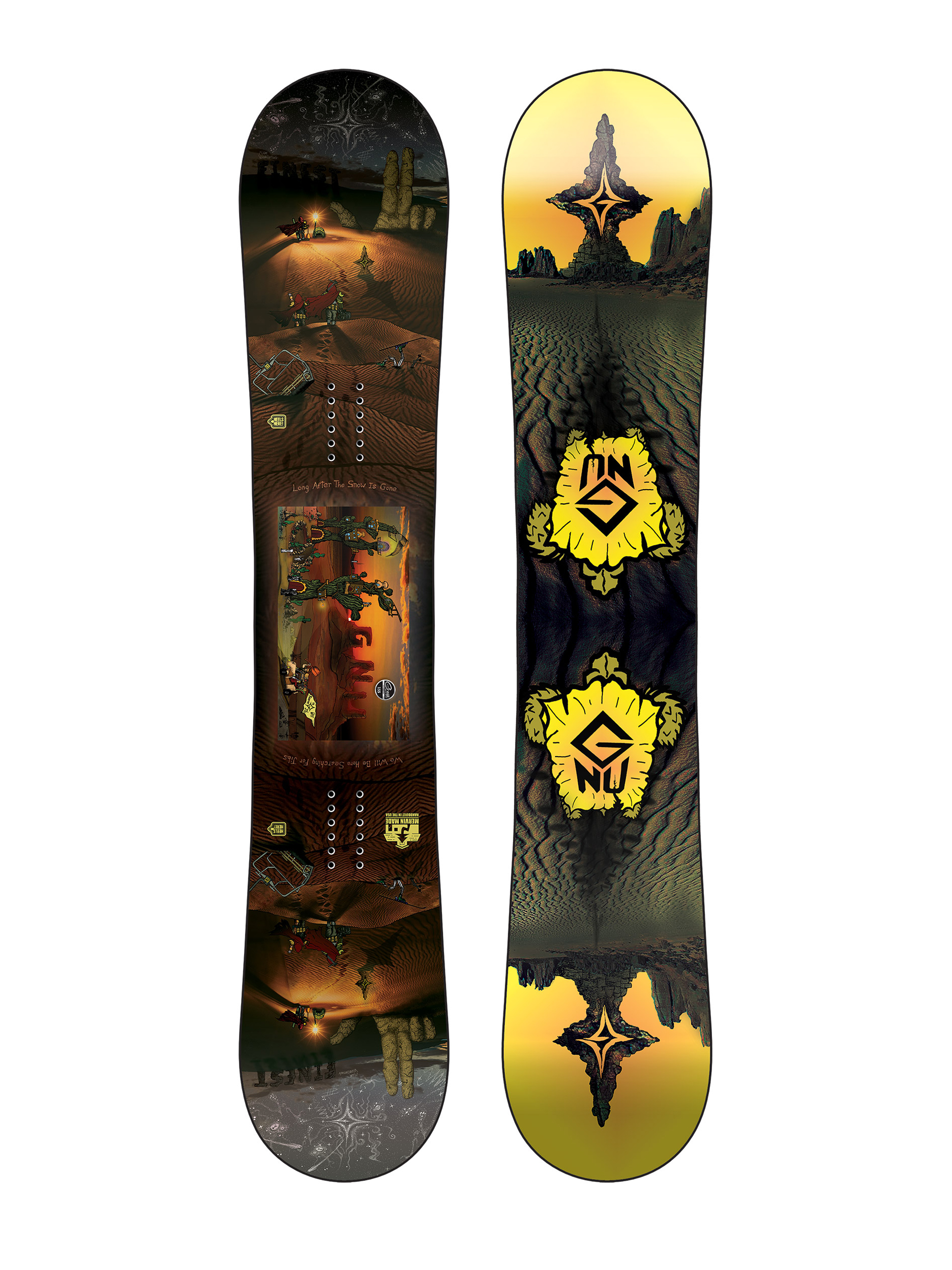 Férfi Gnu Finest Snowboard 