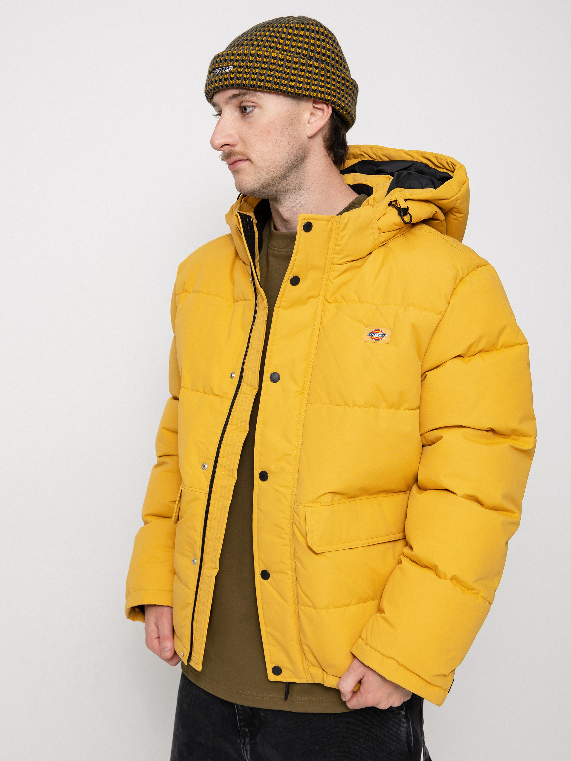 Dickies Glacier View Puffer Dzseki (honey gold)