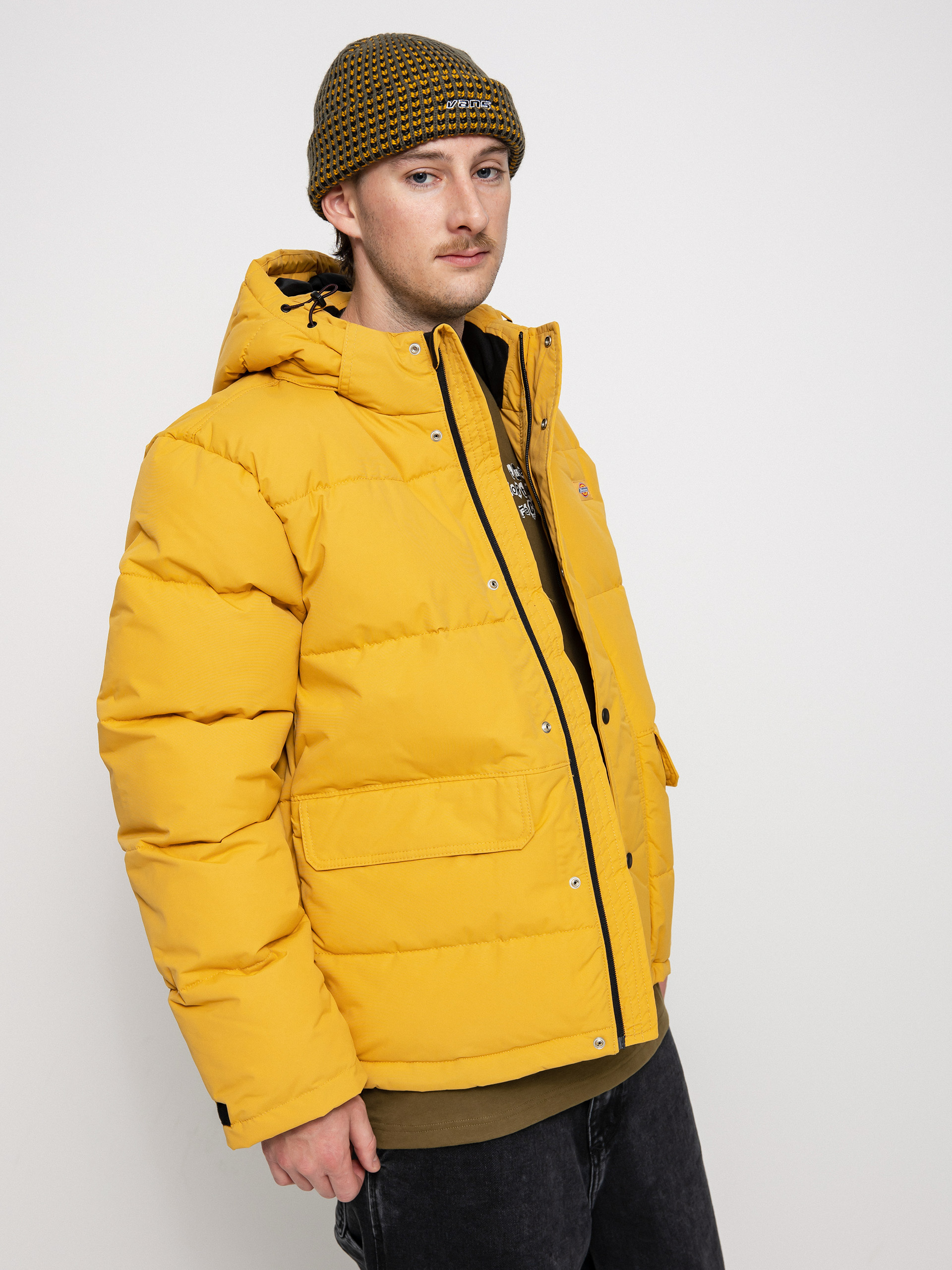 Dickies Glacier View Puffer Dzseki (honey gold)