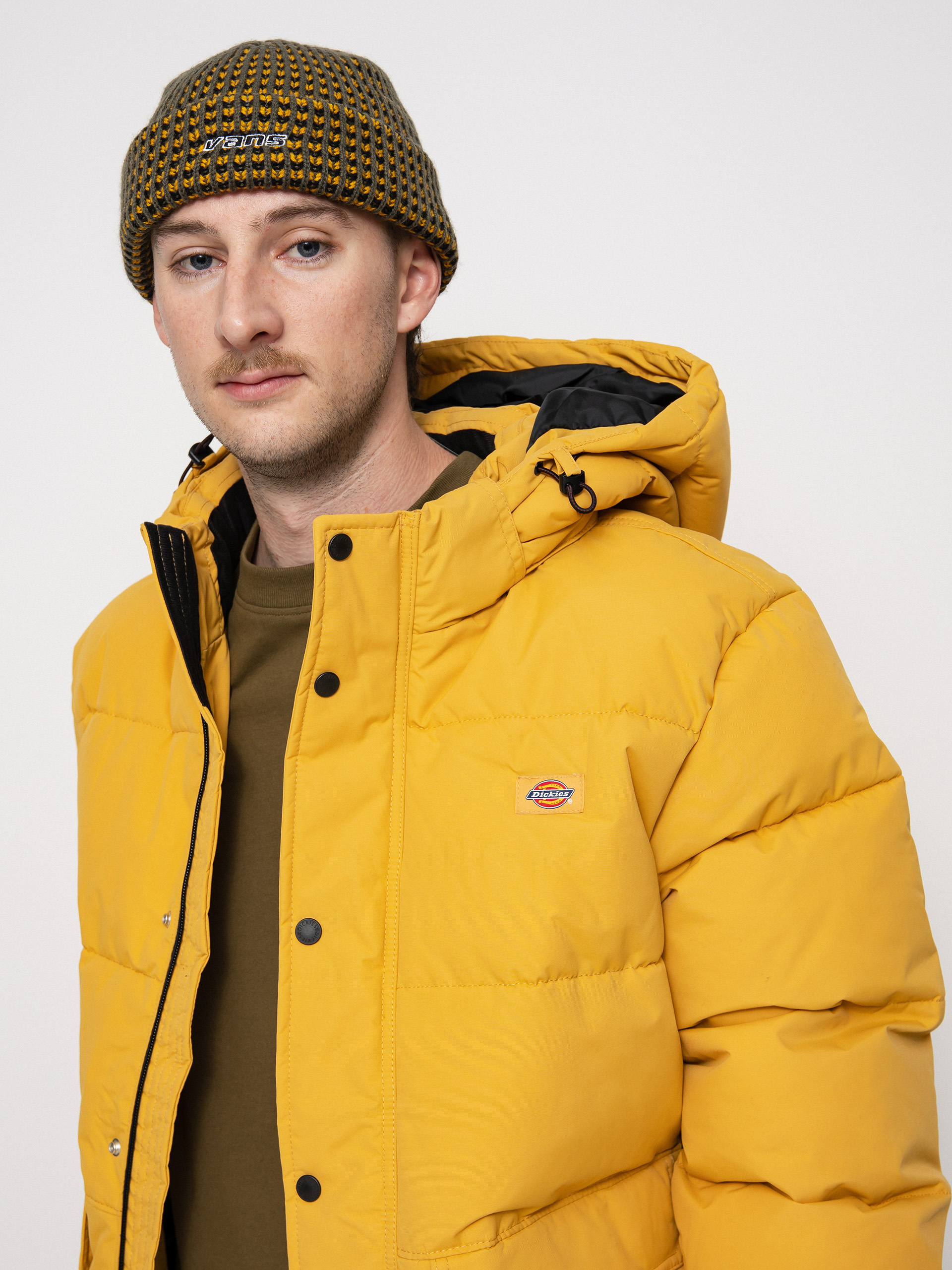 Dickies Glacier View Puffer Dzseki (honey gold)