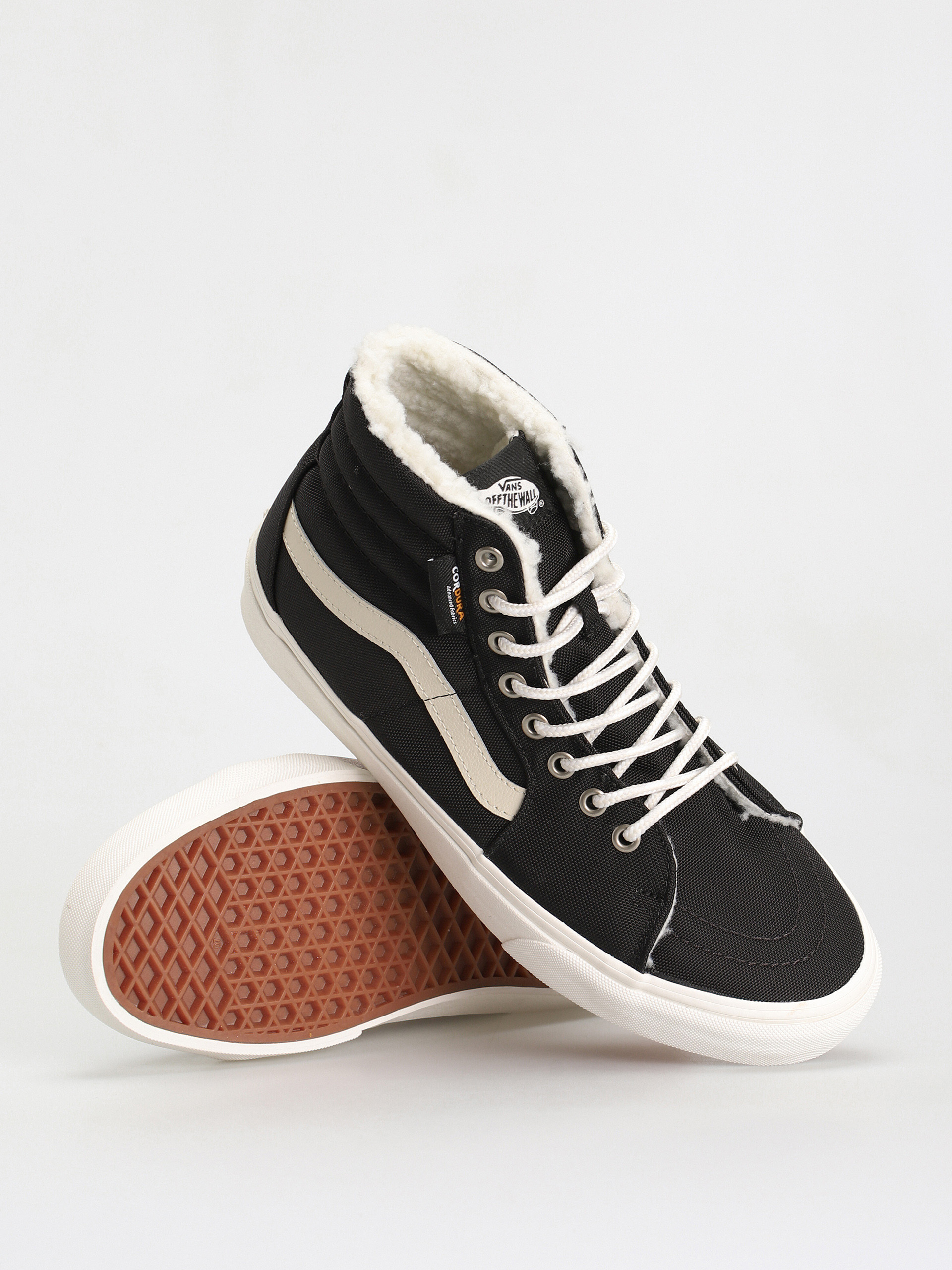 Vans Sk8 Hi Cipők (cordura sherpa black/marshmallow)