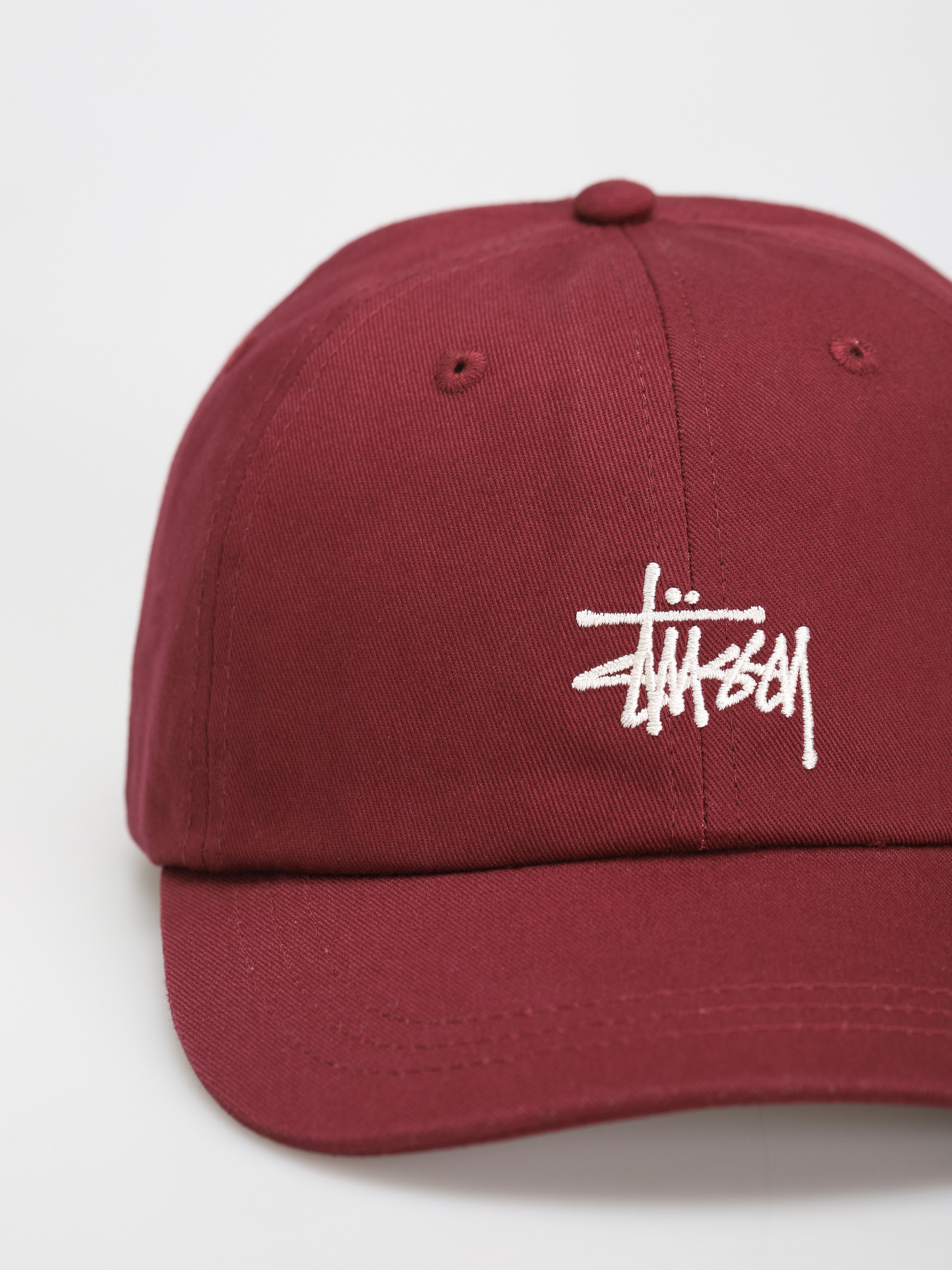 Stussy Basic Stock Low Pro Baseball sapka (burgundy)