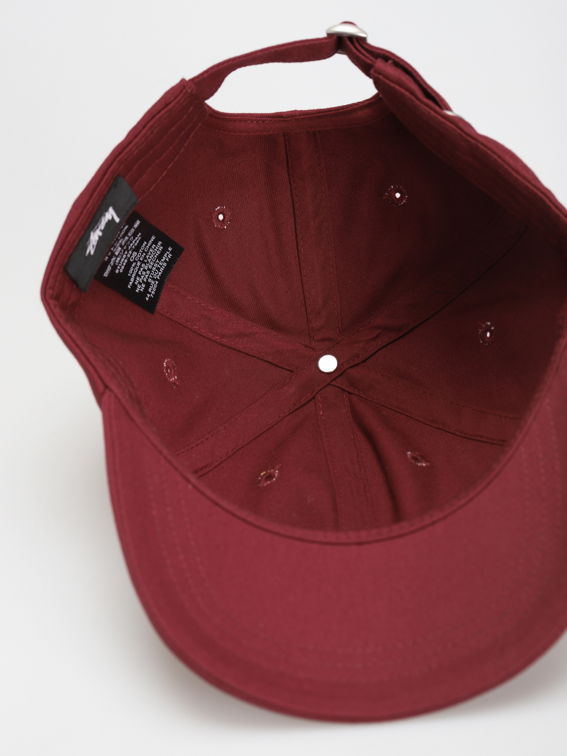 Stussy Basic Stock Low Pro Baseball sapka (burgundy)