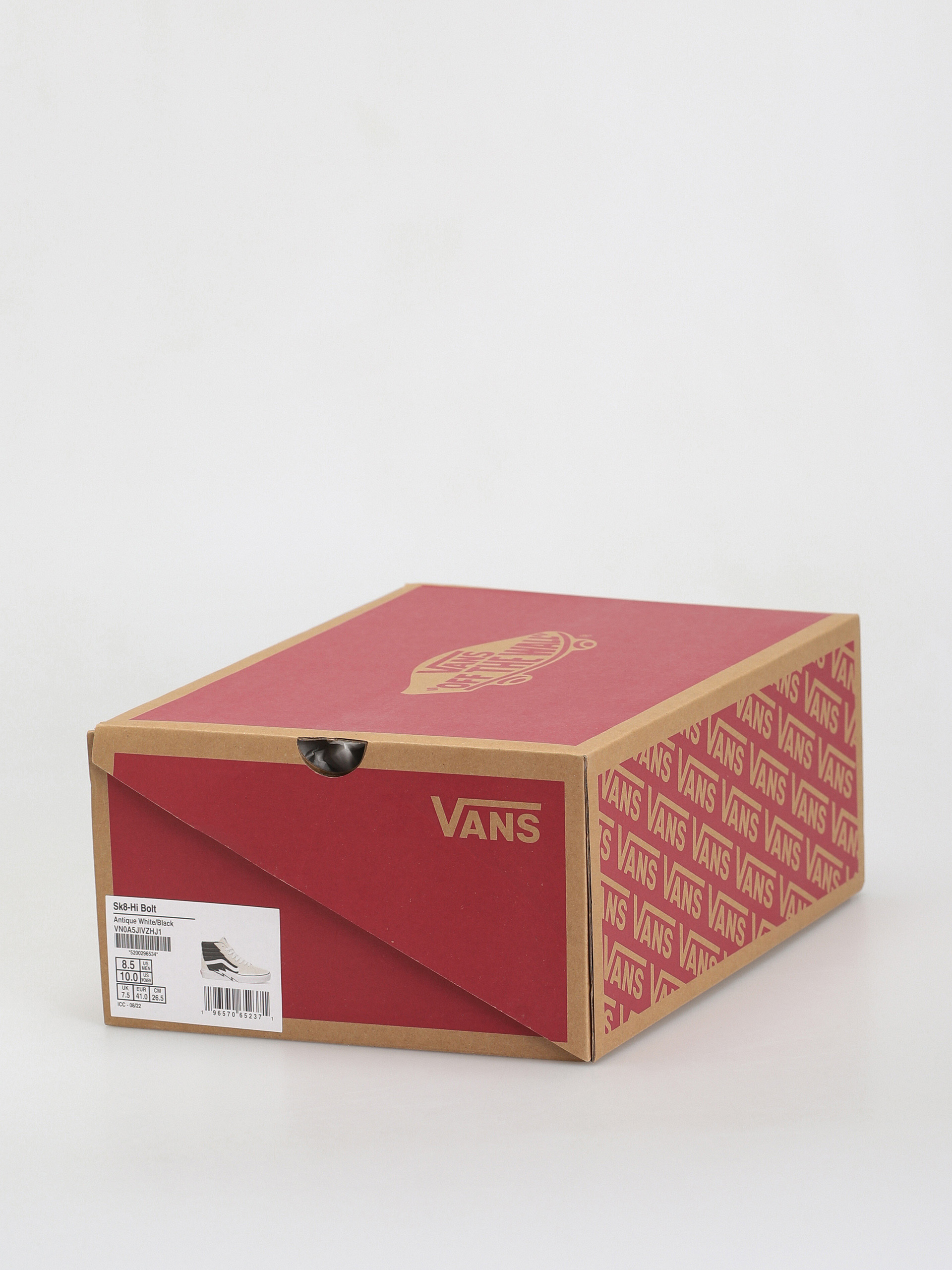 Vans Sk8 Hi Bolt Cipők (antique white/black)