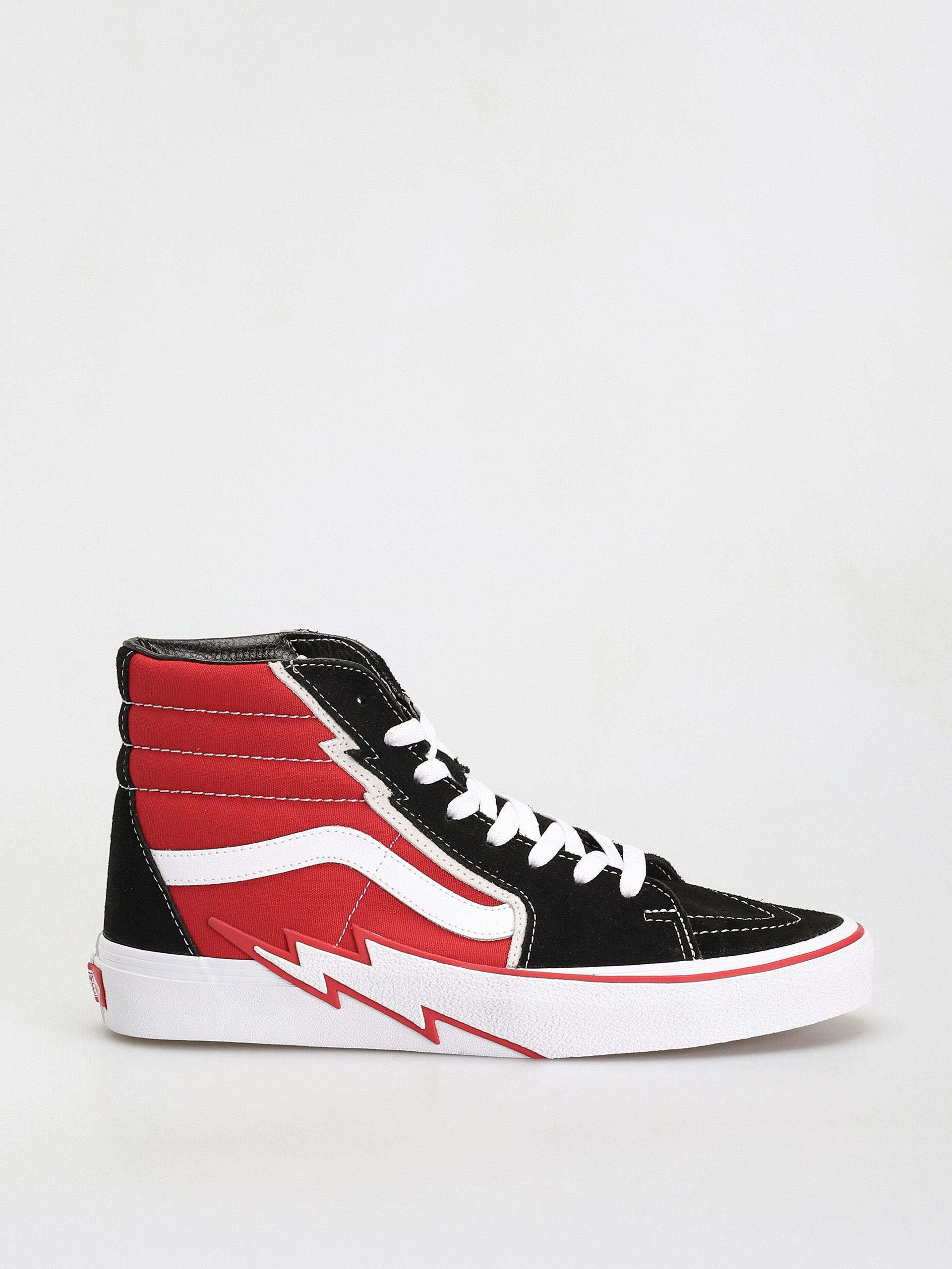 Vans Sk8 Hi Bolt Cipők (black/red)