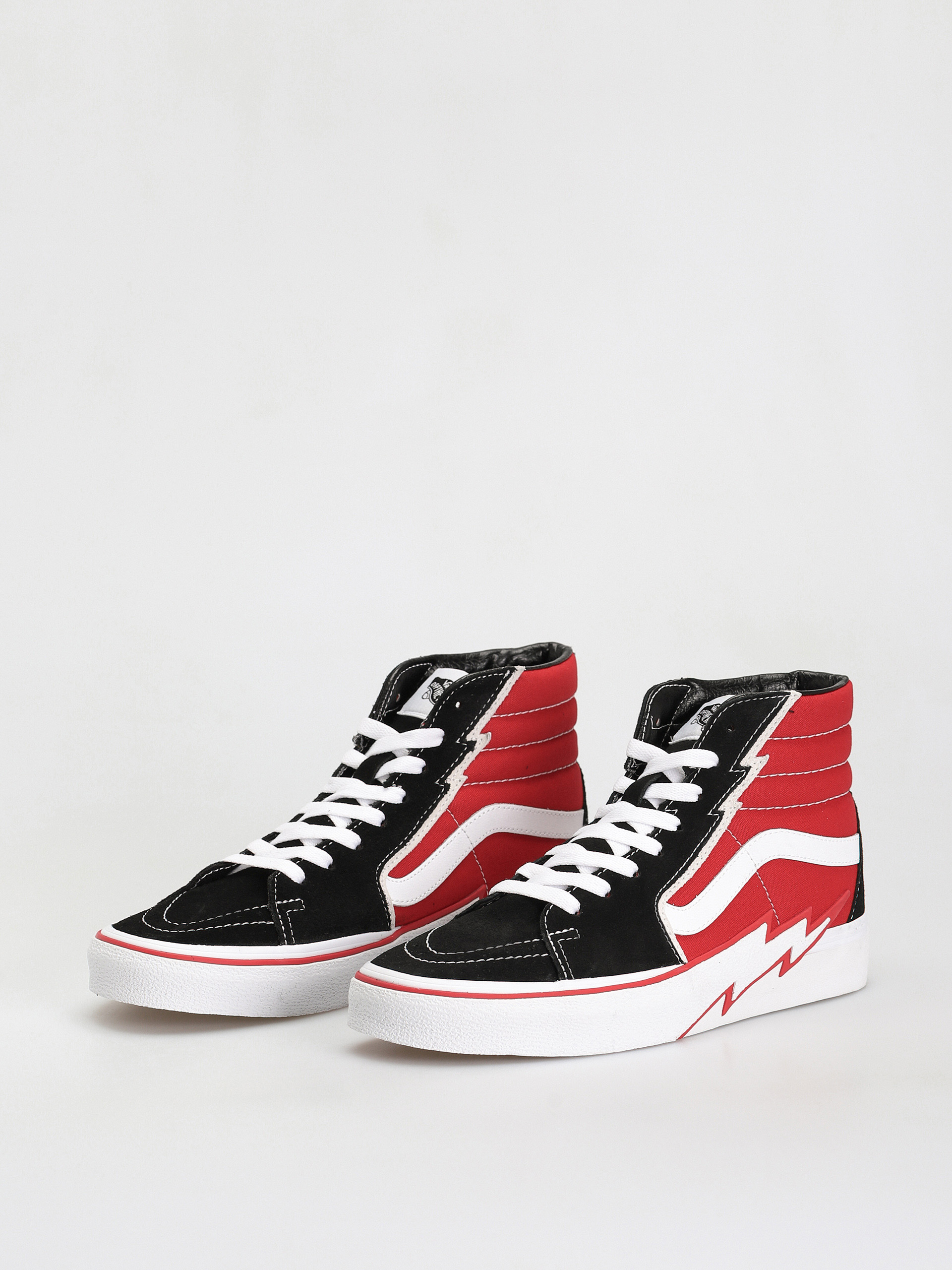 Vans Sk8 Hi Bolt Cipők (black/red)