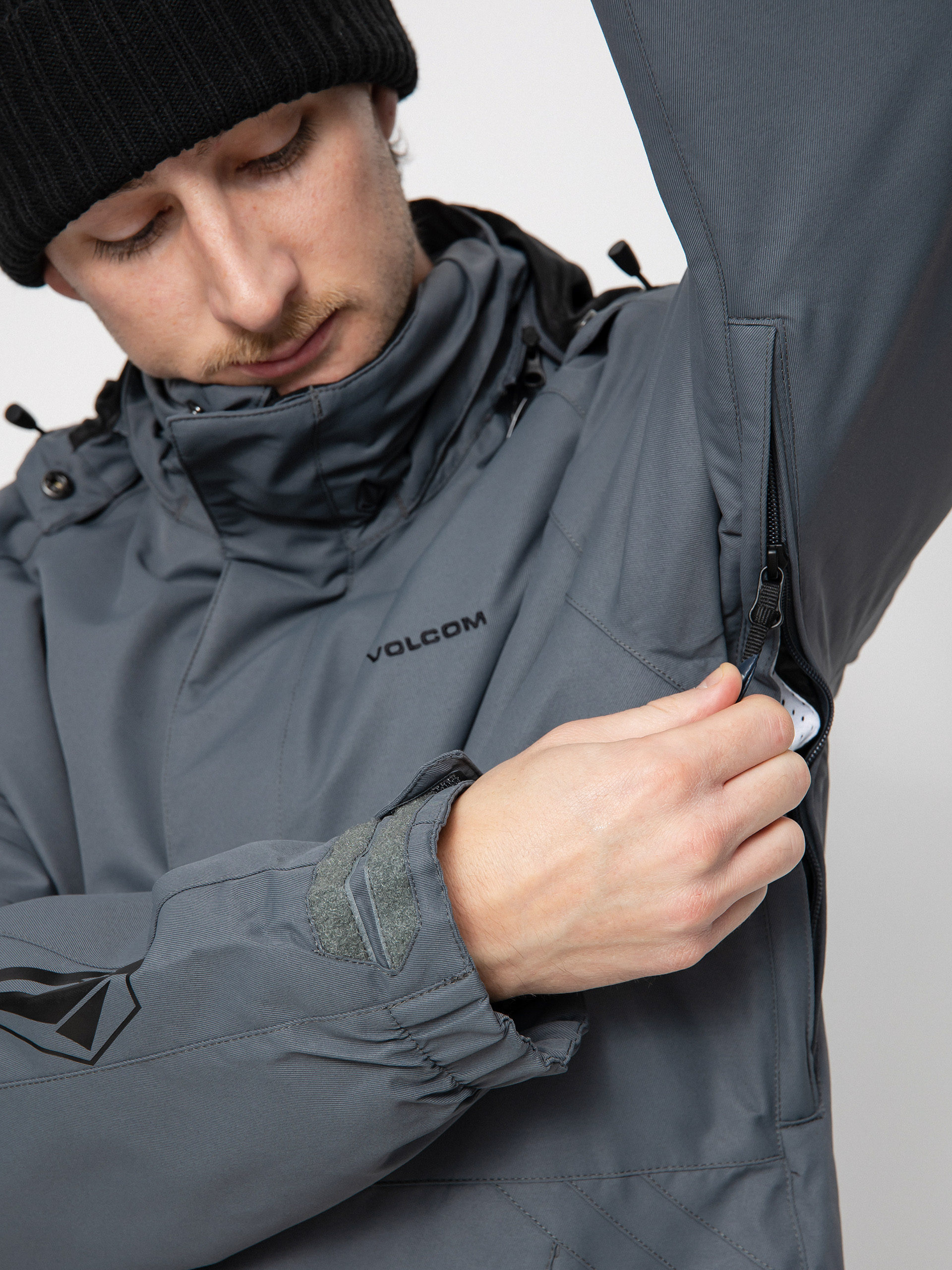 Férfi Volcom Iconic Stone Ins Snowboard dzseki (dark grey)