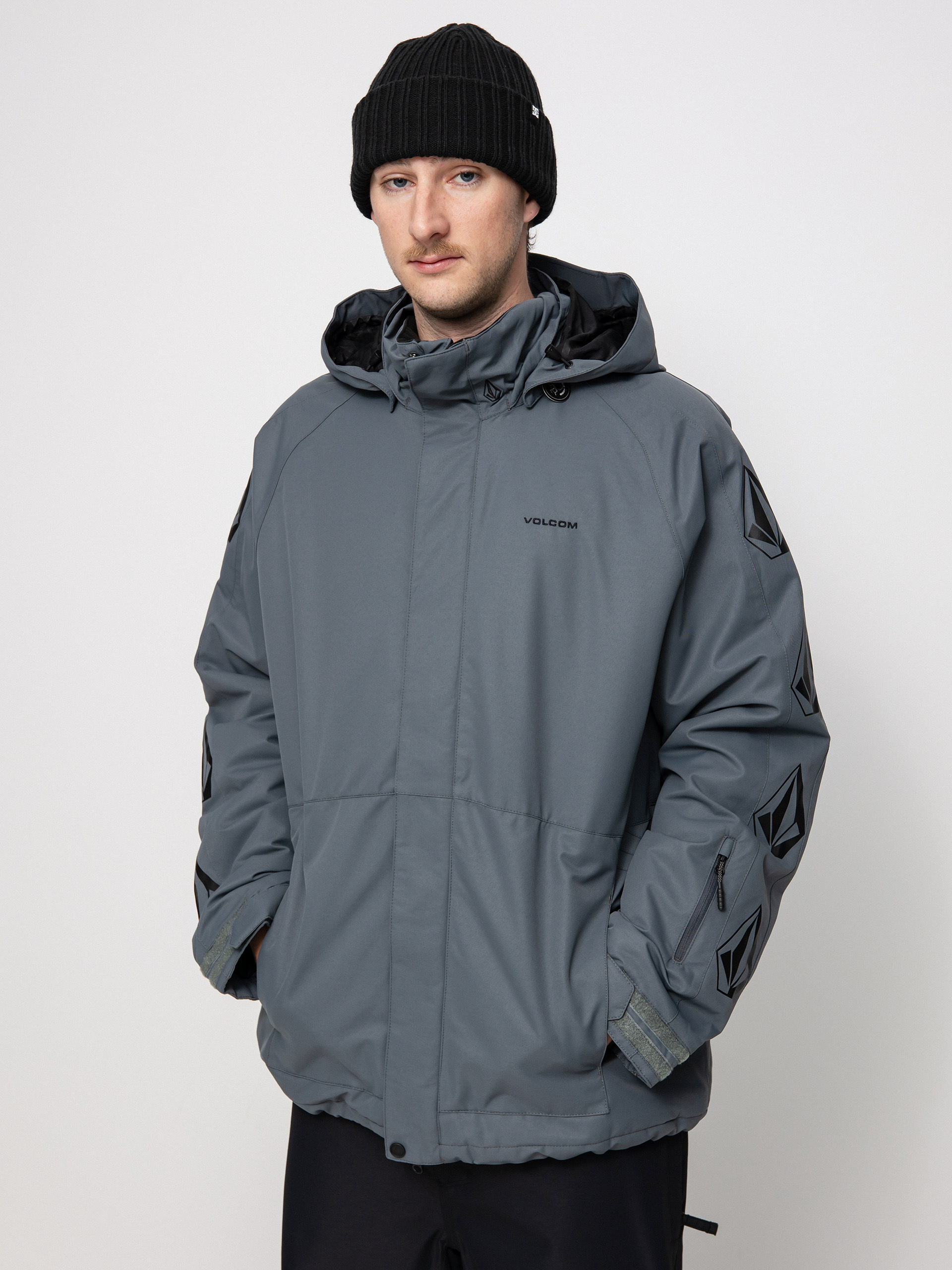 Férfi Volcom Iconic Stone Ins Snowboard dzseki (dark grey)