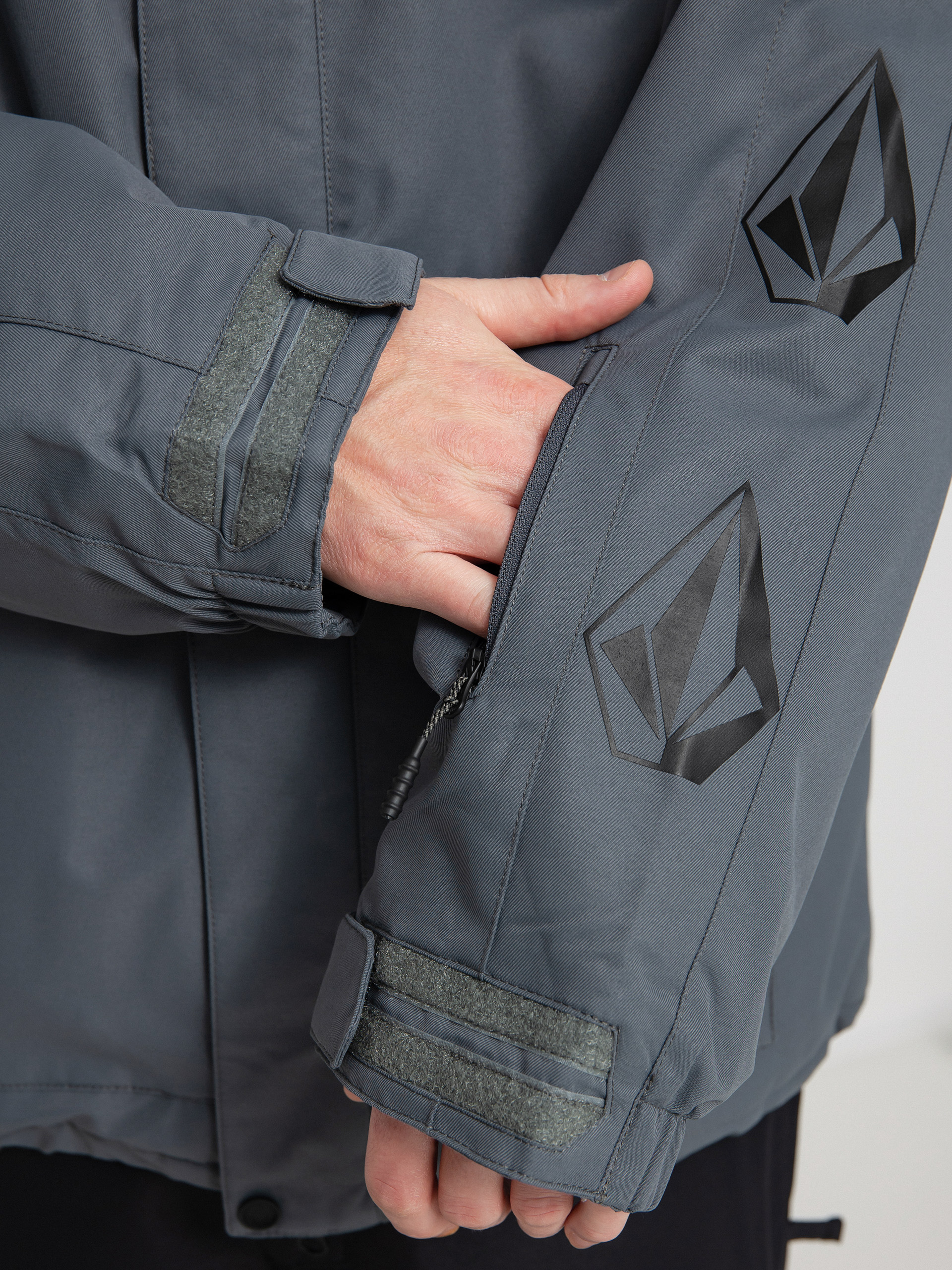 Férfi Volcom Iconic Stone Ins Snowboard dzseki (dark grey)