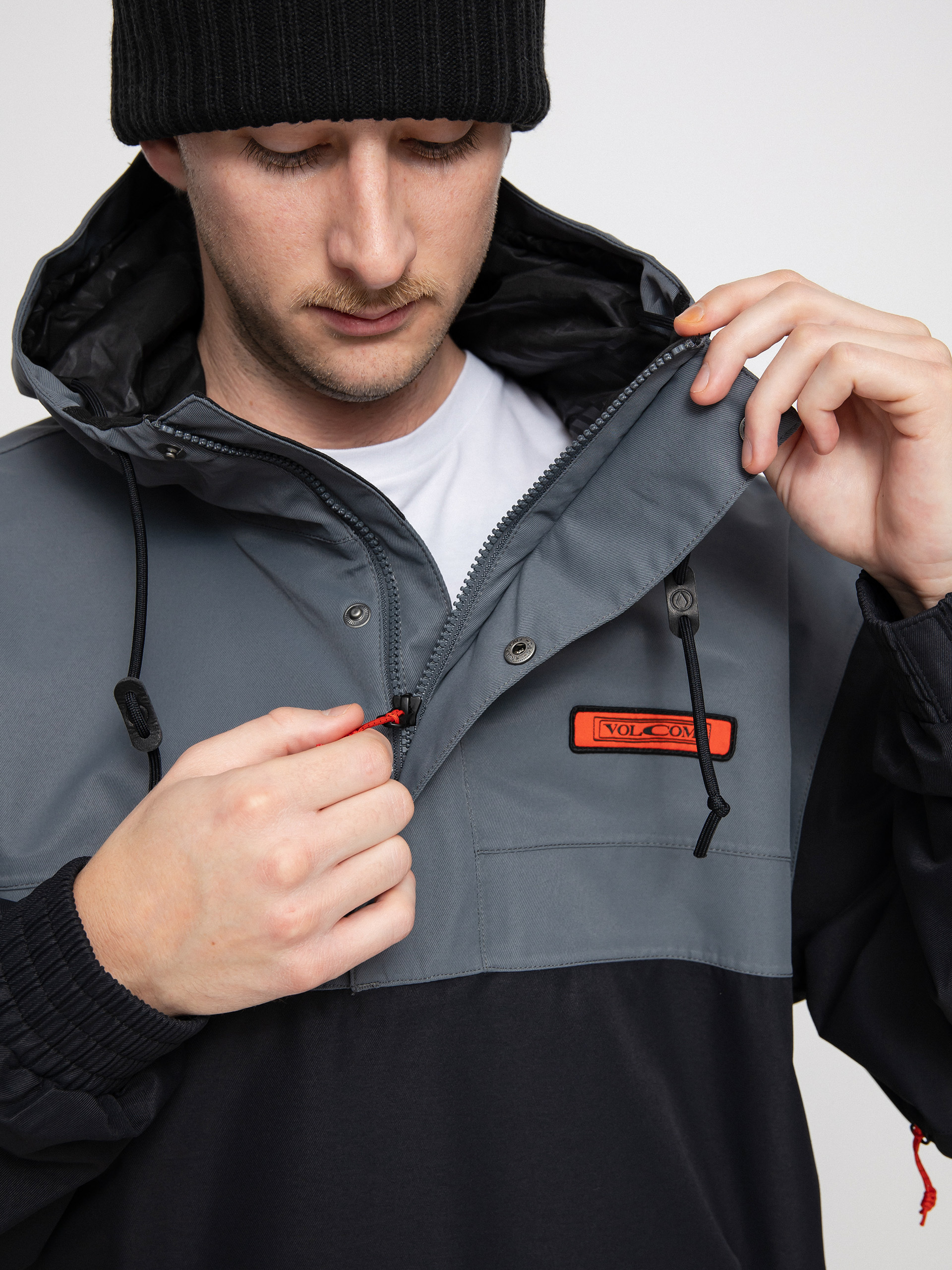 Férfi Volcom Longo Pullover Snowboard dzseki (black)