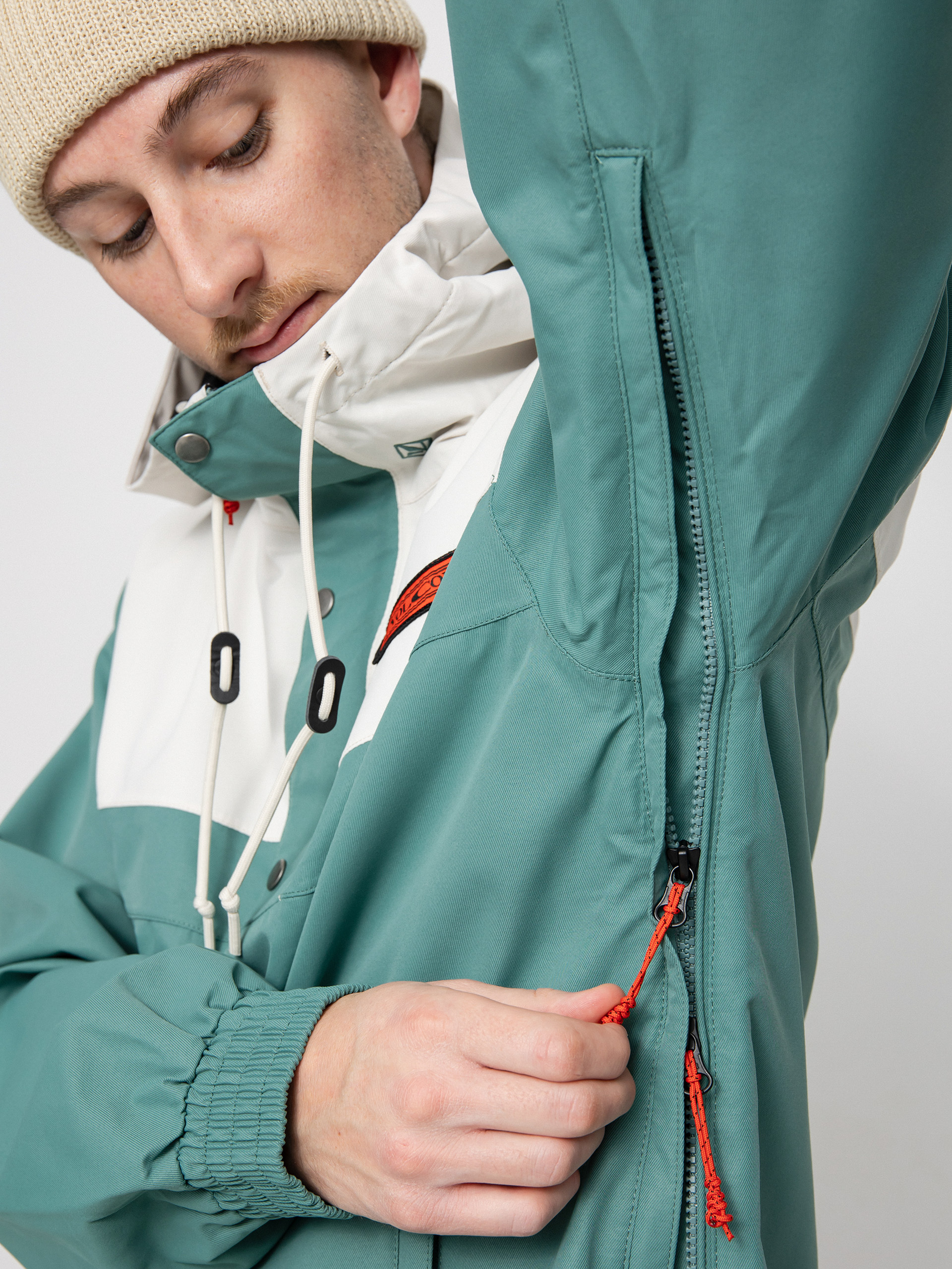 Férfi Volcom Longo Pullover Snowboard dzseki (sage)