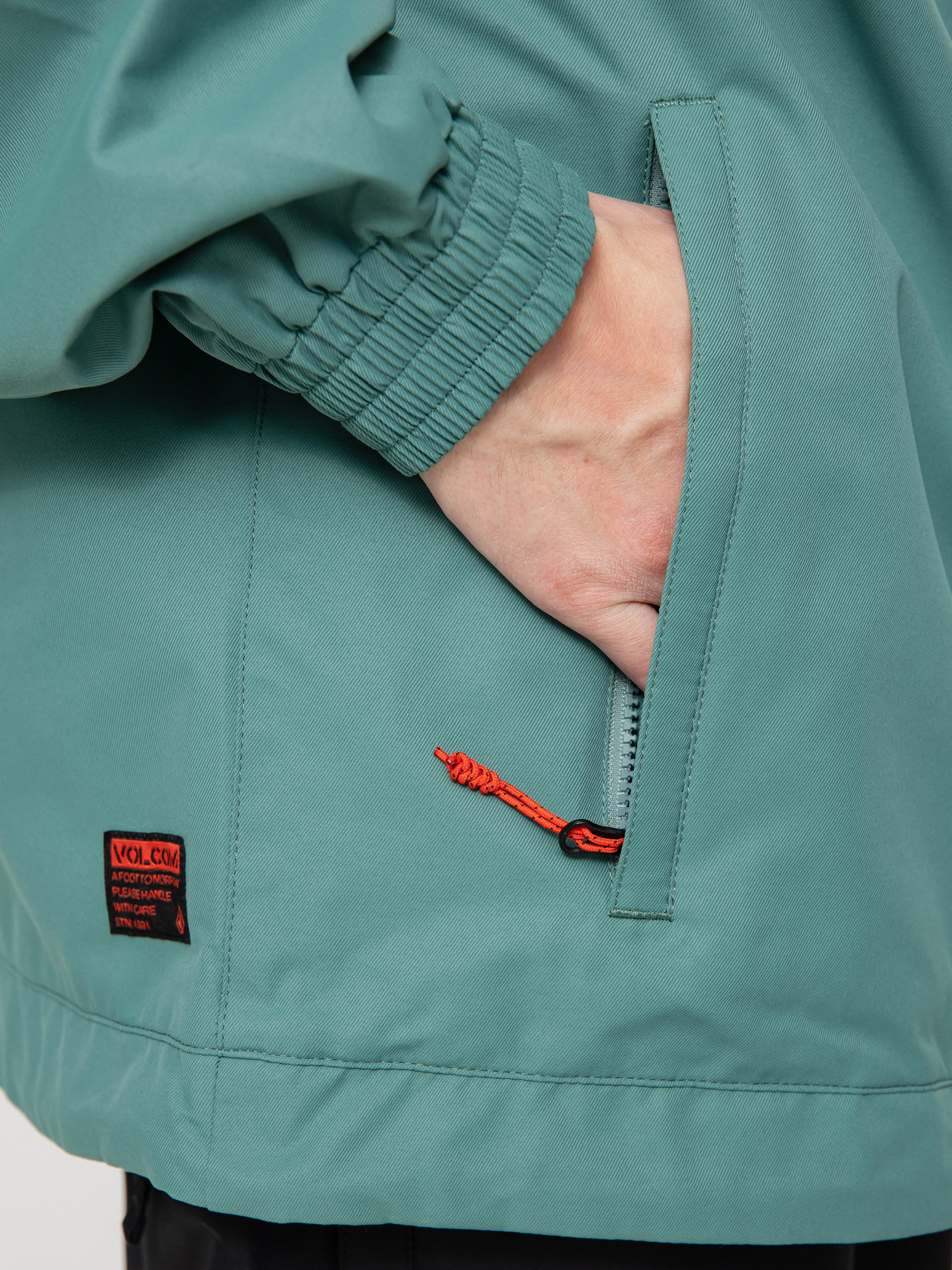 Férfi Volcom Longo Pullover Snowboard dzseki (sage)