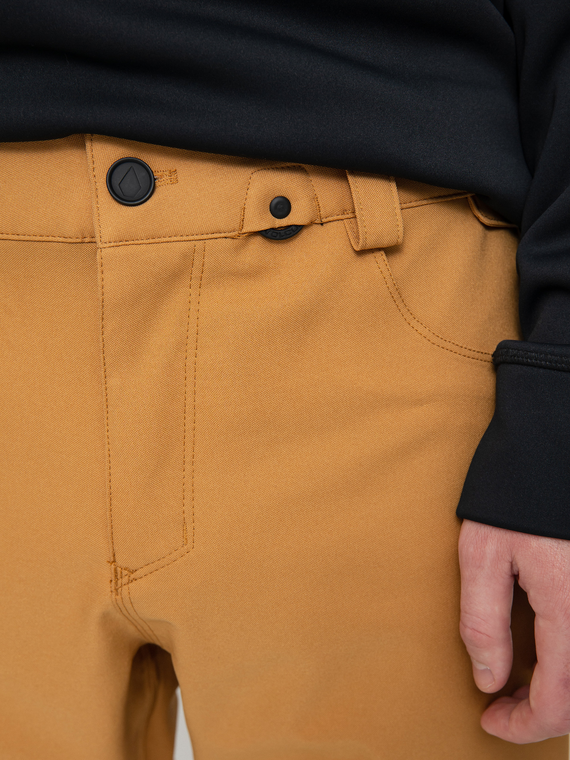 Férfi Volcom 5 Pocket Tight Snowboard nadrág (caramel)