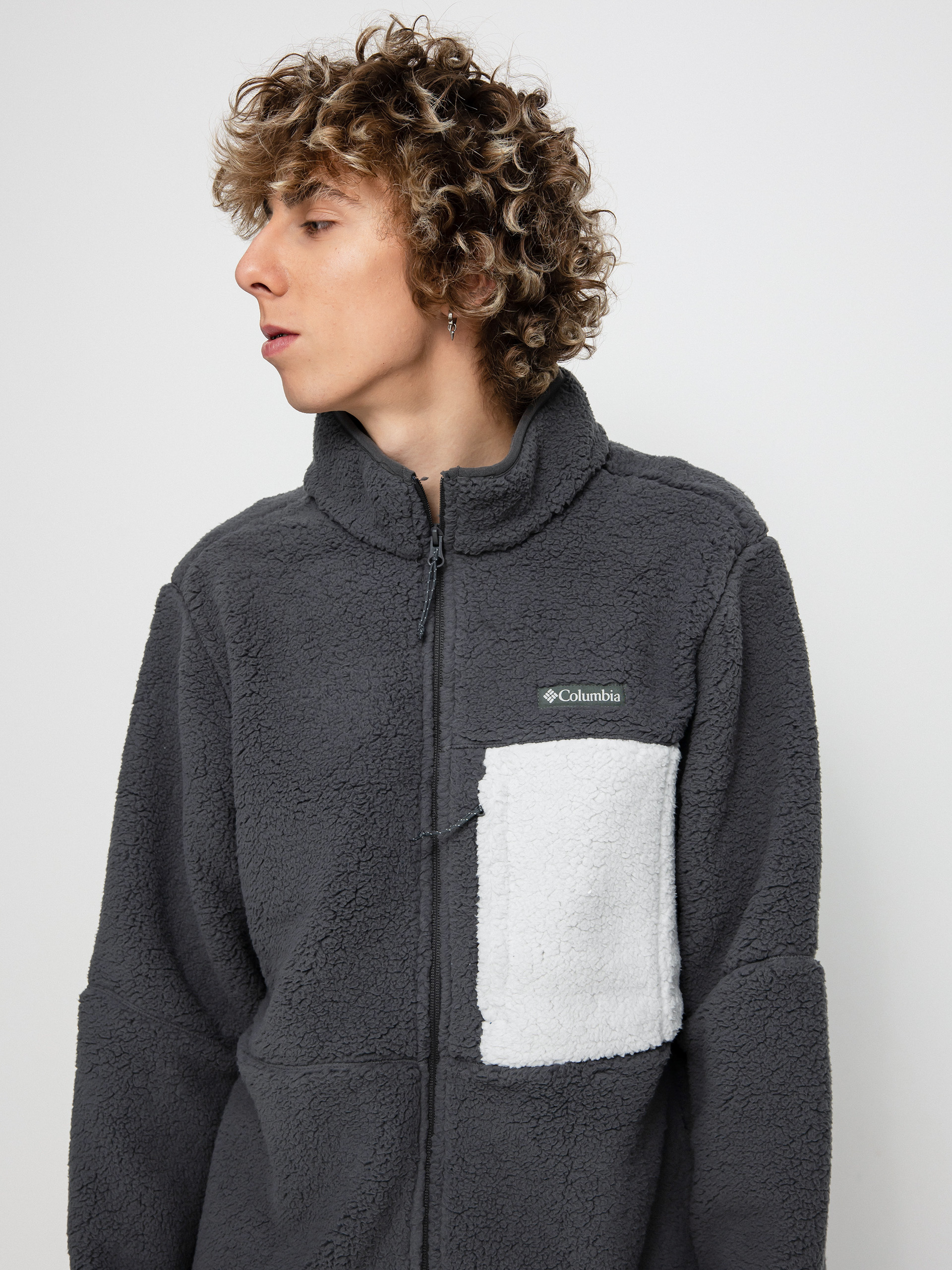 Férfi Columbia Mountainside Heavyweight Polár pulóver (shark)