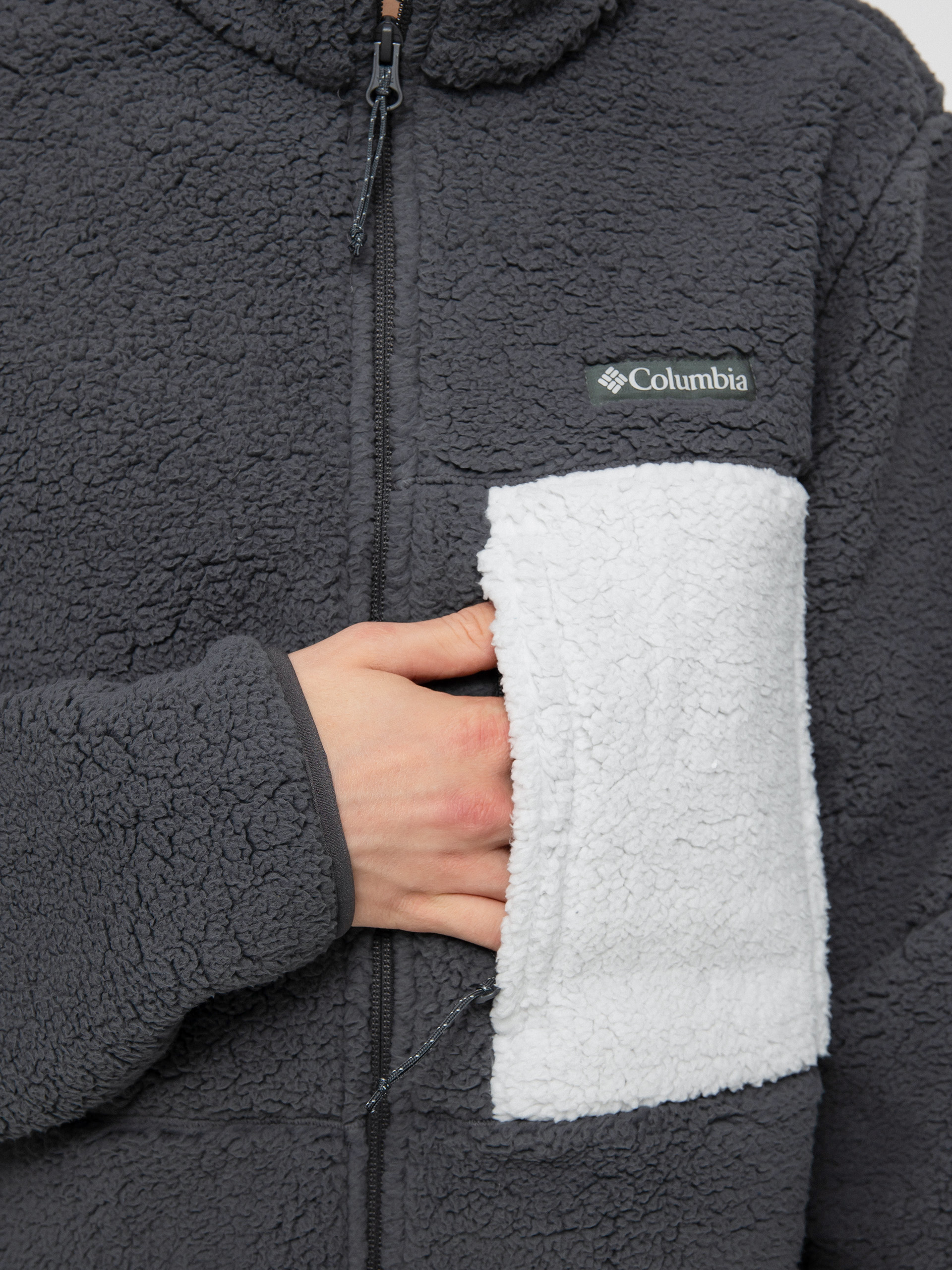 Férfi Columbia Mountainside Heavyweight Polár pulóver (shark)