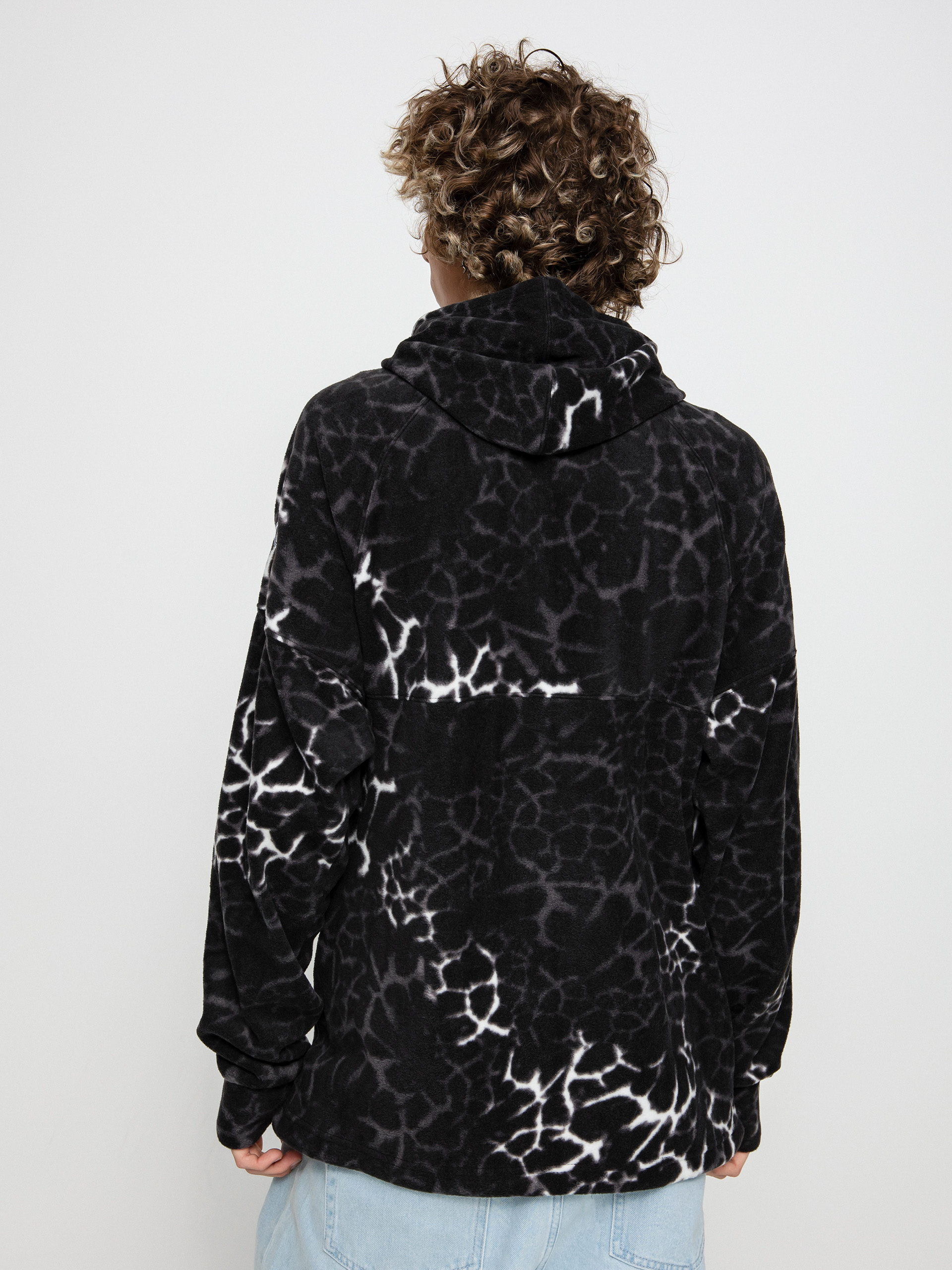 Férfi Volcom V Science 1/2 Zip HD Thermo pulóver (black giraffe)