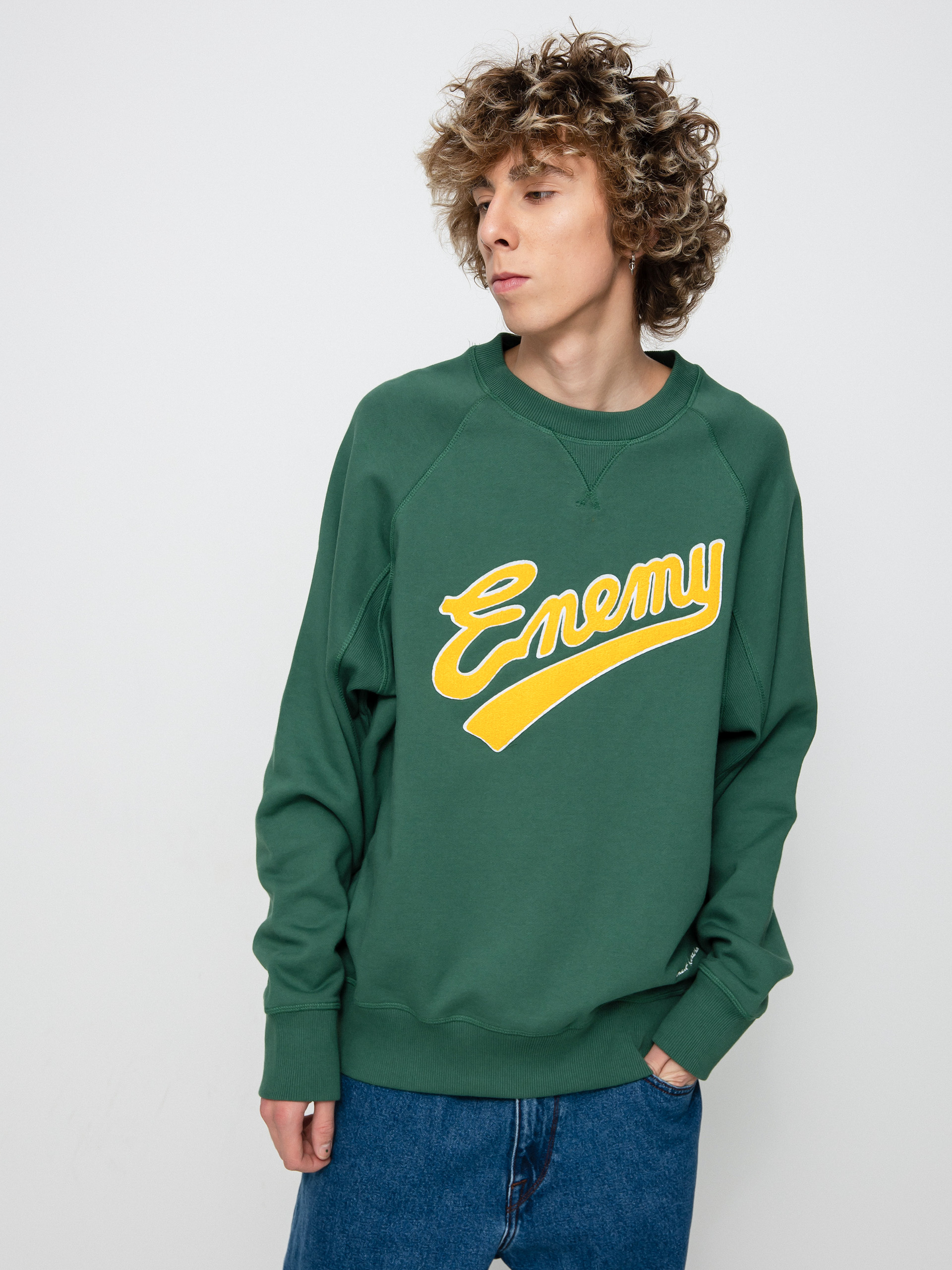 Element Pexe Crest Crew Pulóver (sequoia green)