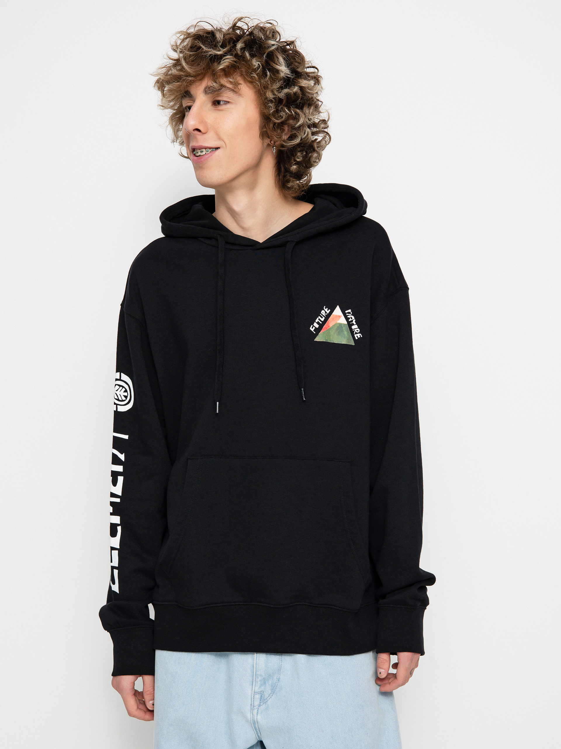 Element Mountain Stance Pulóver (flint black)