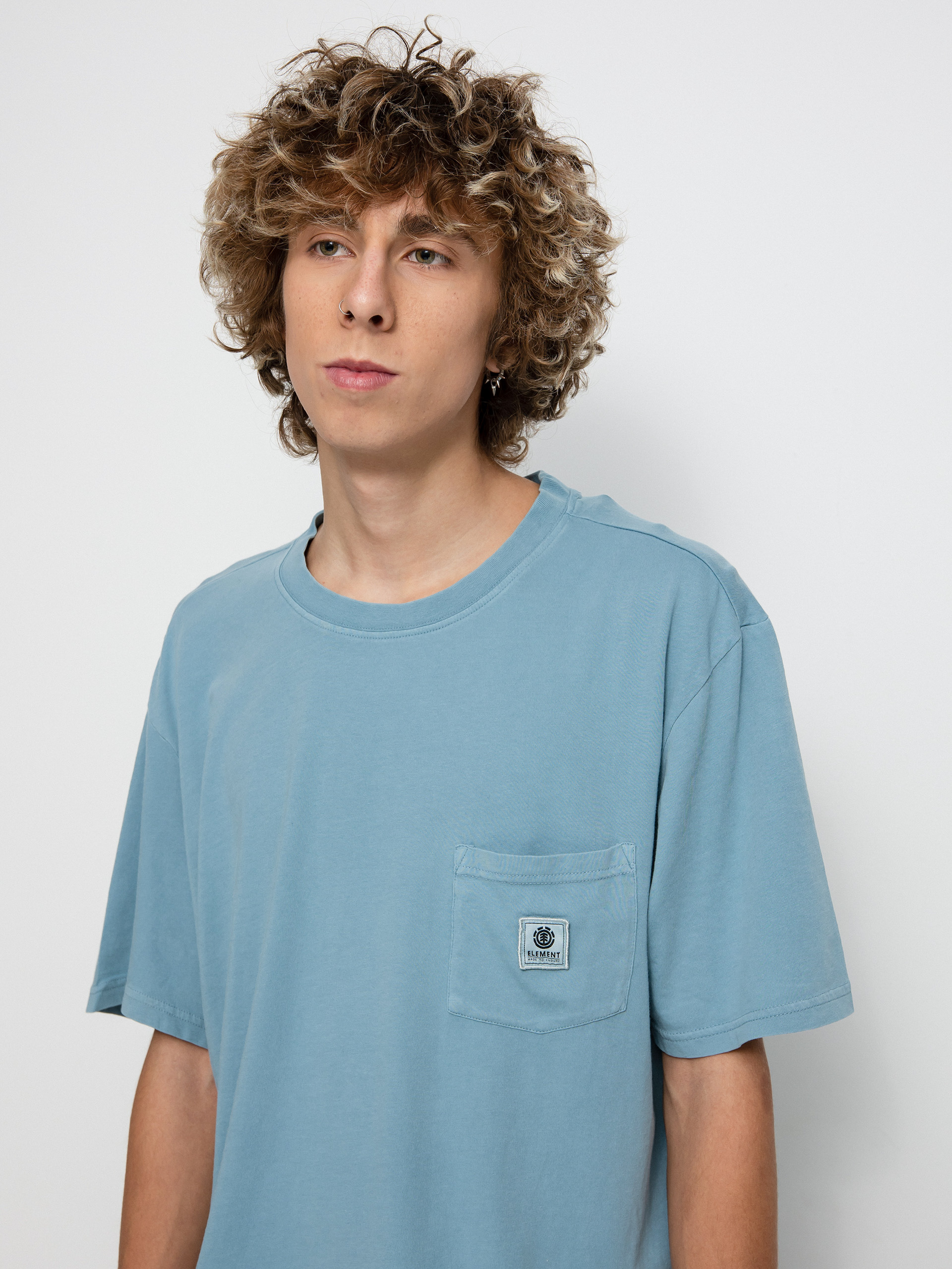 Element Basic Pocket póló (ashley blue)